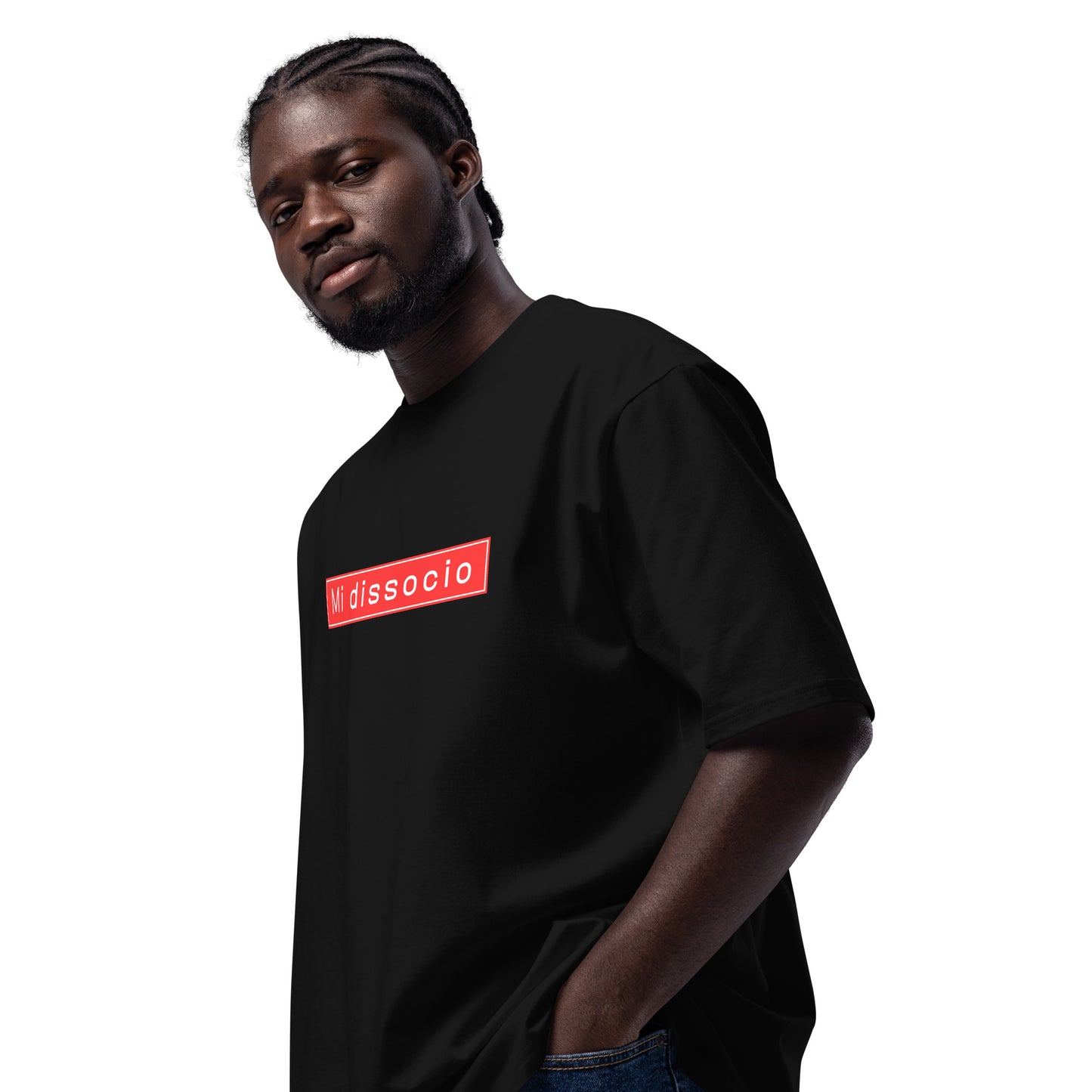 T-shirt oversize pesante Linea MI DISSOCIO