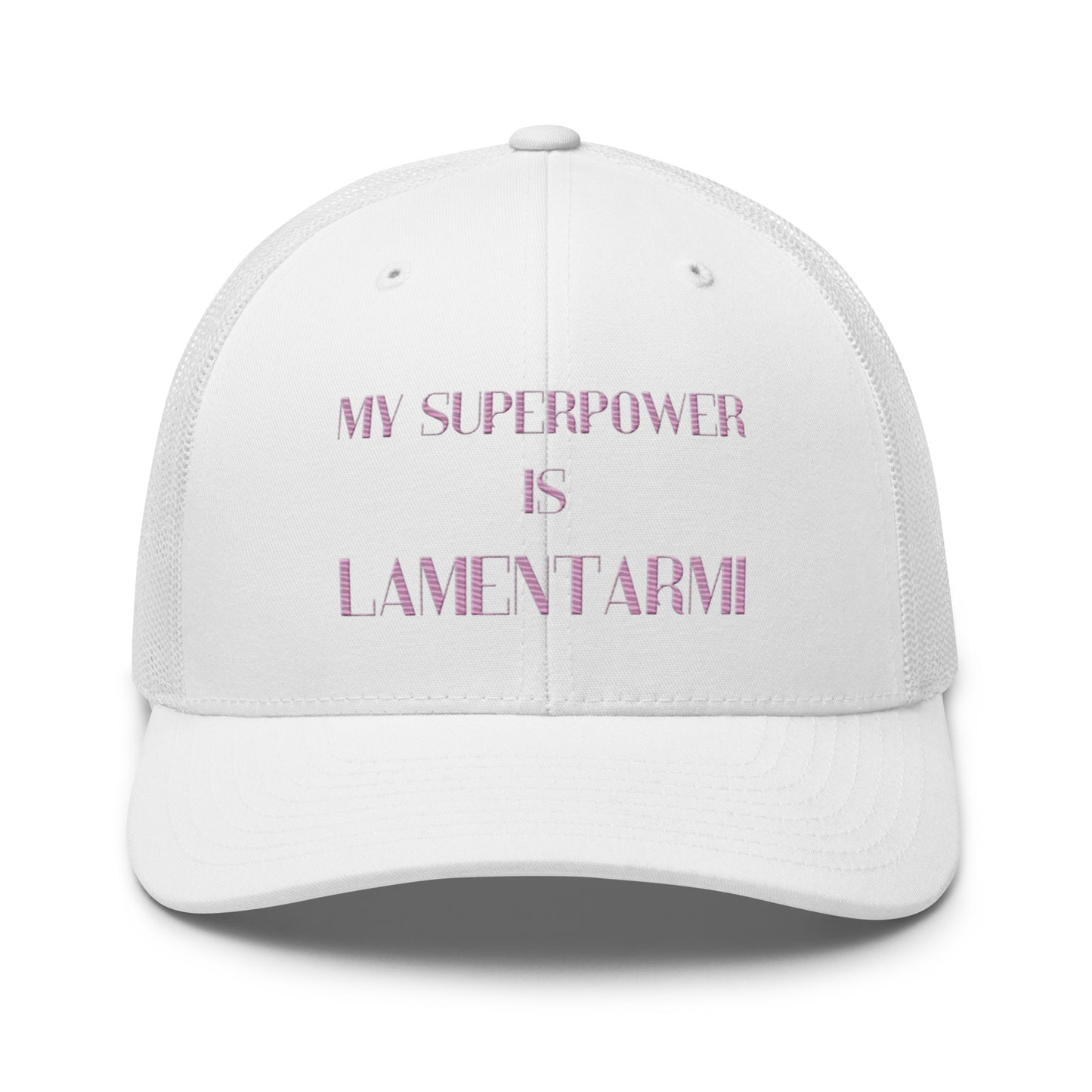 Cappellino trucker Linea MYSUPERPOWER IS