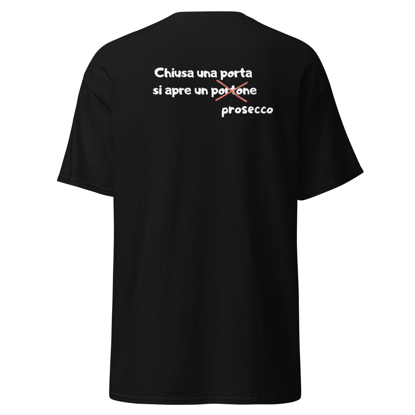 T-shirt classica unisex Linea CHIUSAUNAPORTA
