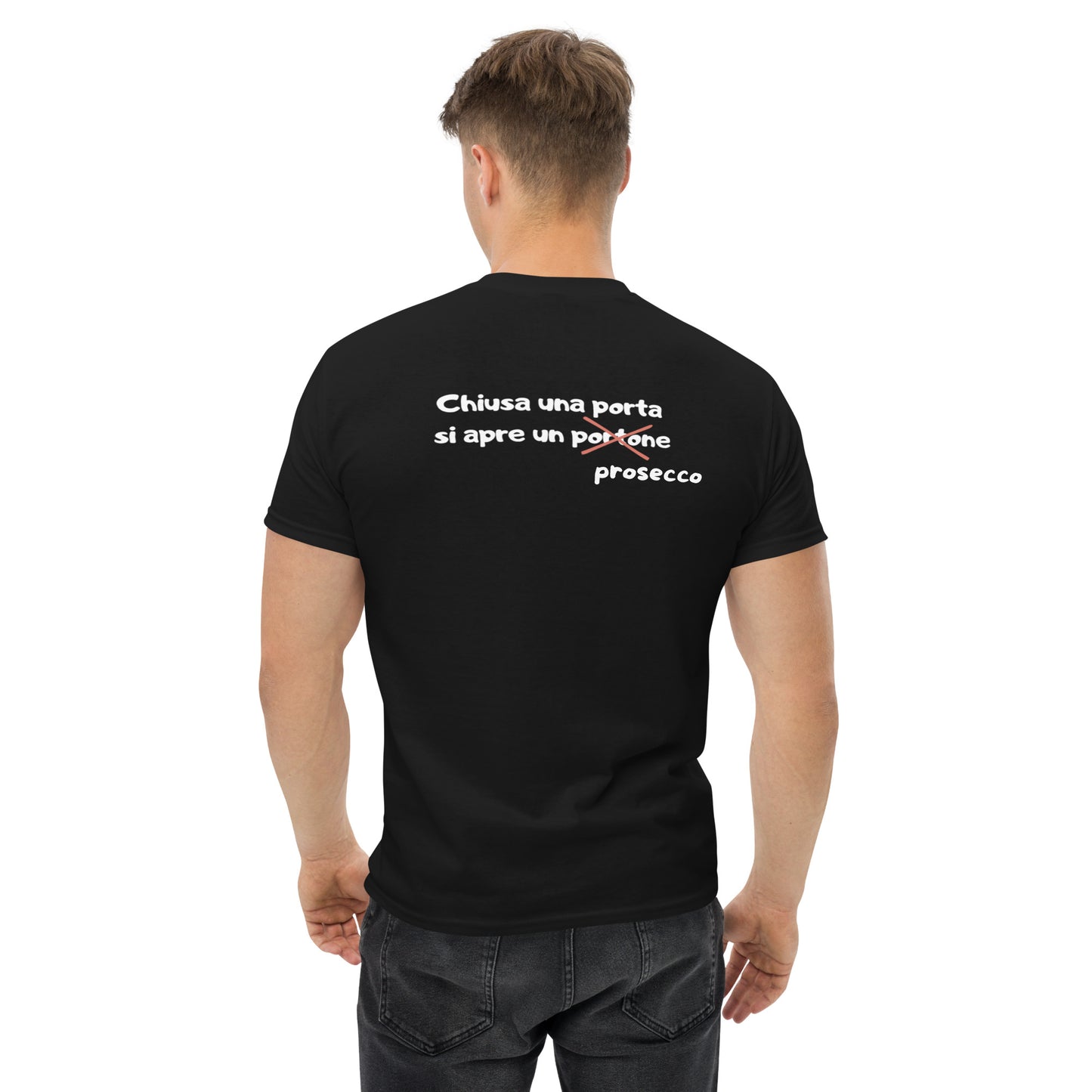 T-shirt classica unisex Linea CHIUSAUNAPORTA