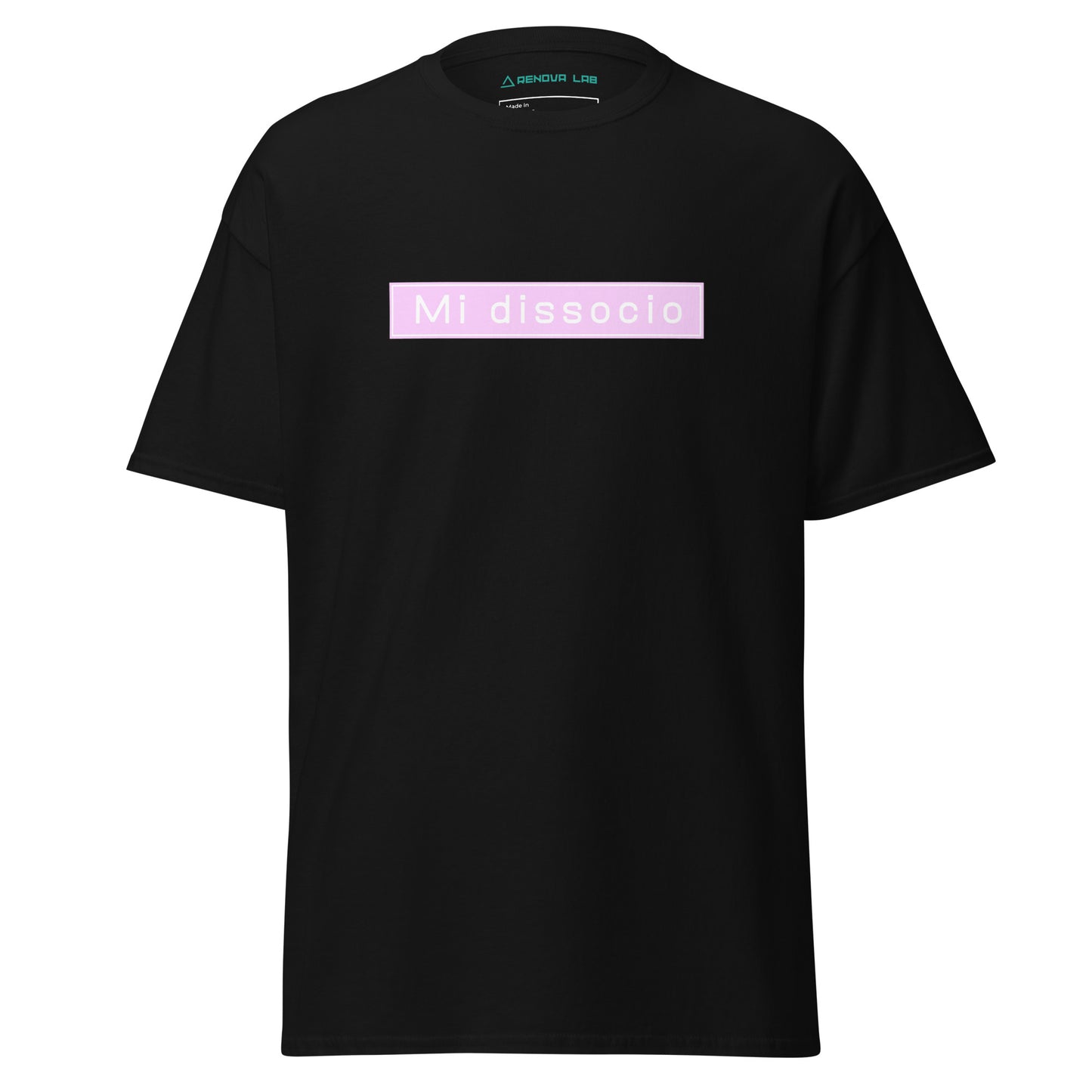 T-shirt classica unisex MI DISSOCIO