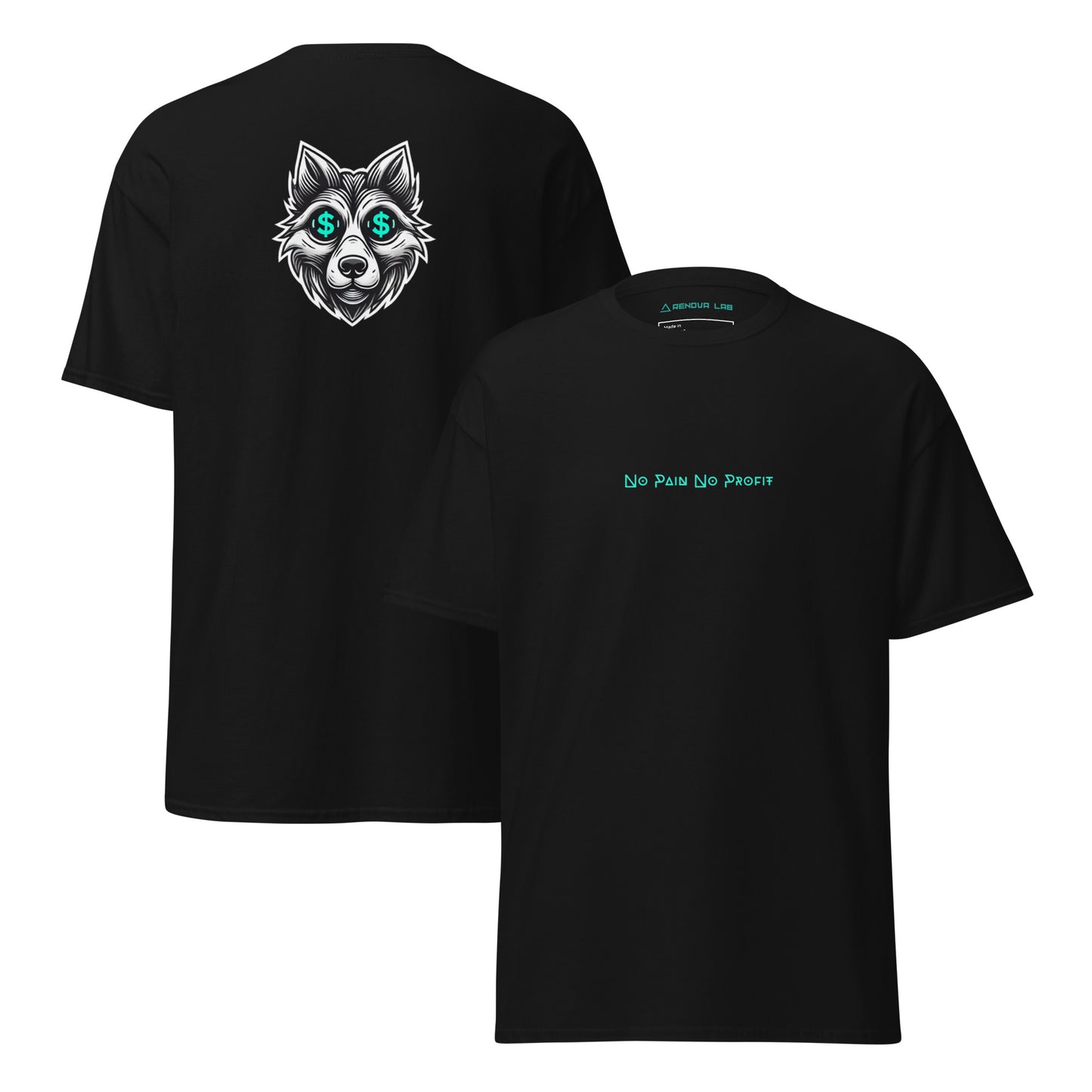 T-shirt classica unisex NO PAIN NO PROFIT