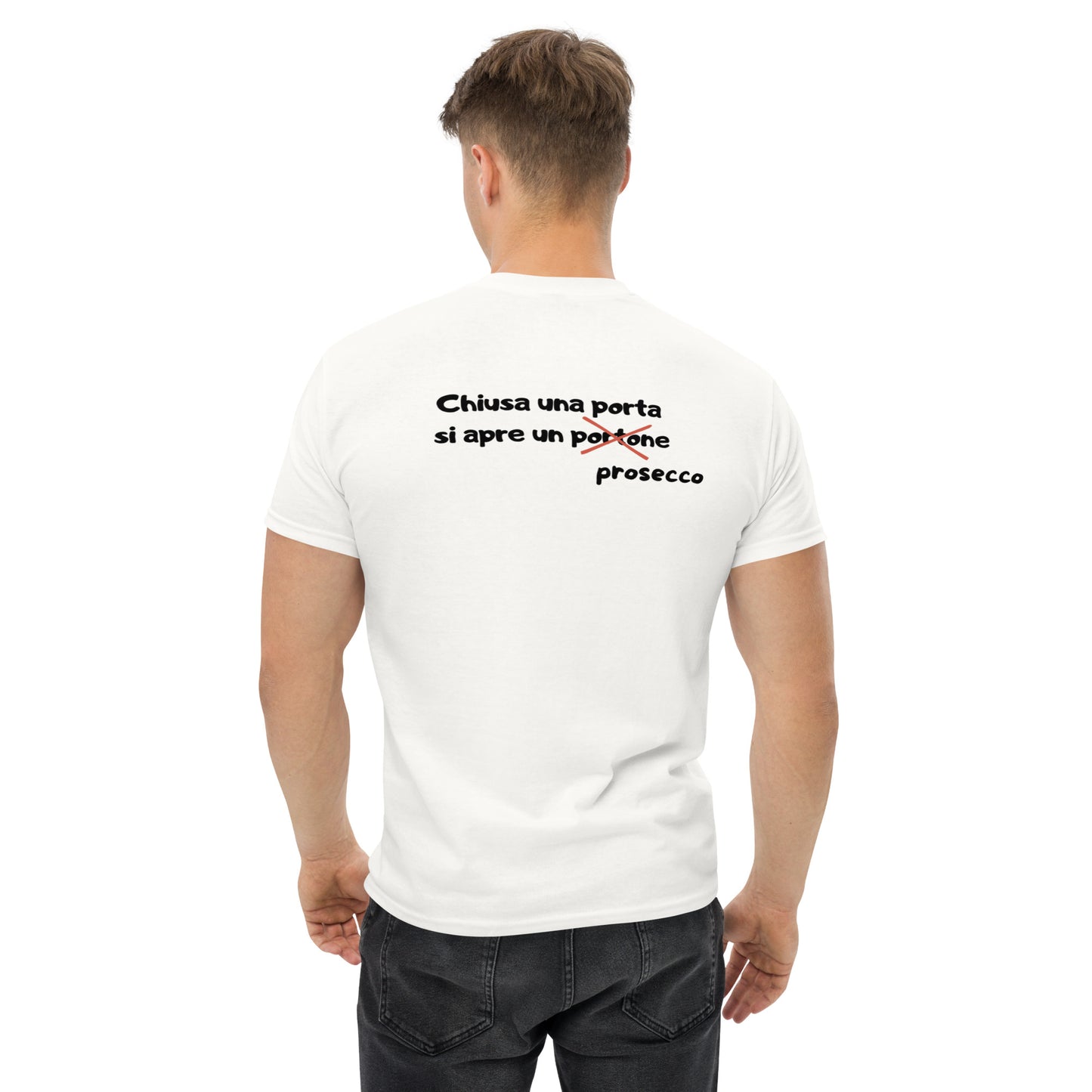 T-shirt classica unisex Linea CHIUSAUNAPORTA