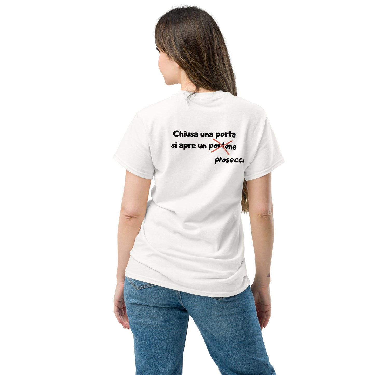 T-shirt classica unisex Linea CHIUSAUNAPORTA