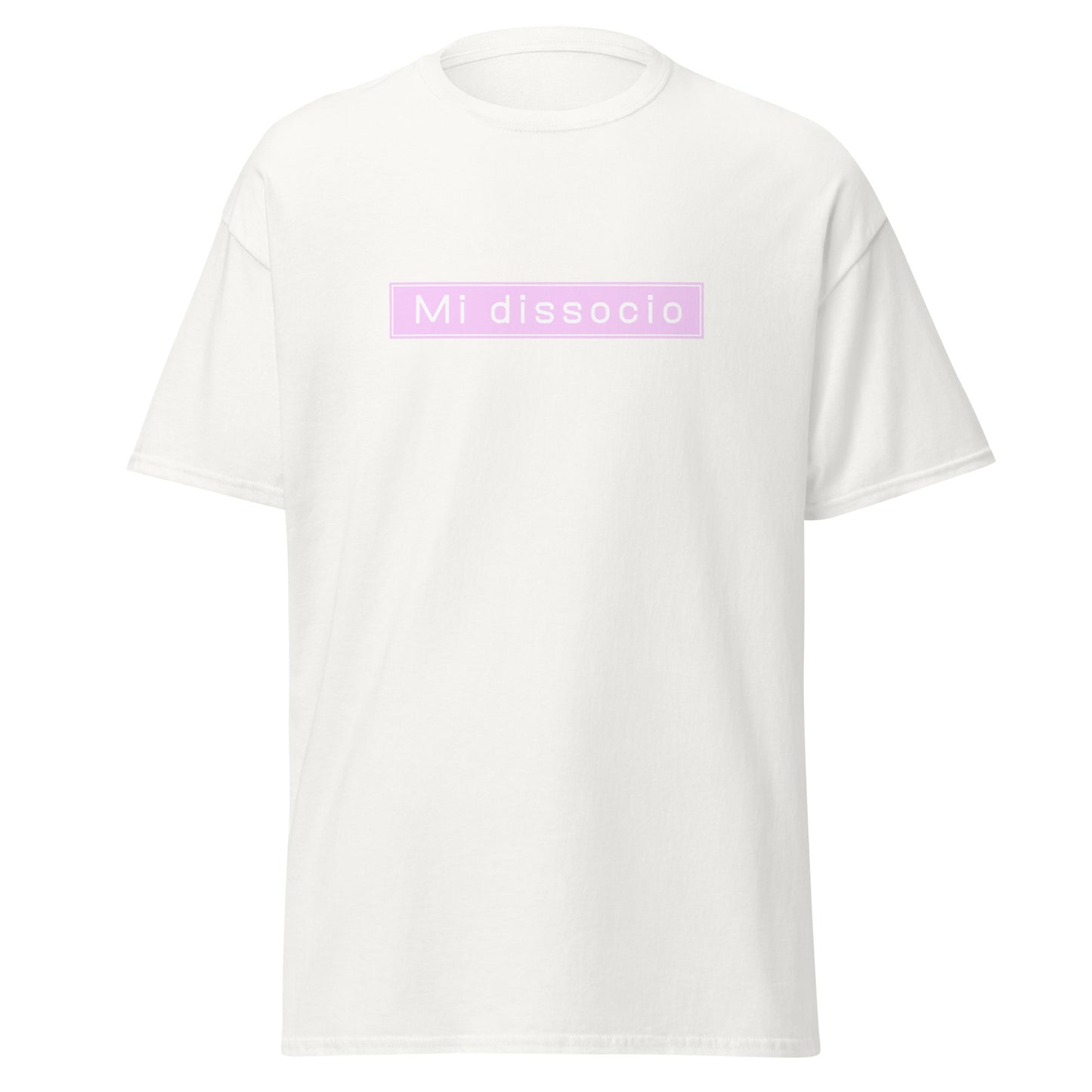 T-shirt classica unisex MI DISSOCIO
