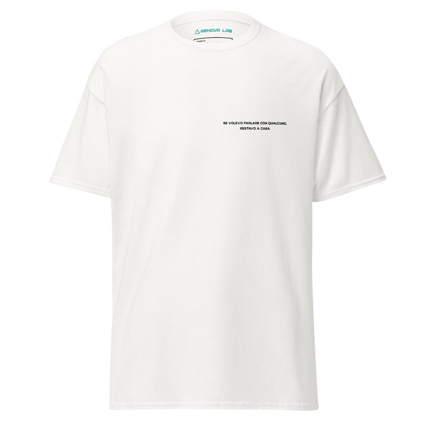 T-shirt classica unisex SE VOLEVO PARLARE