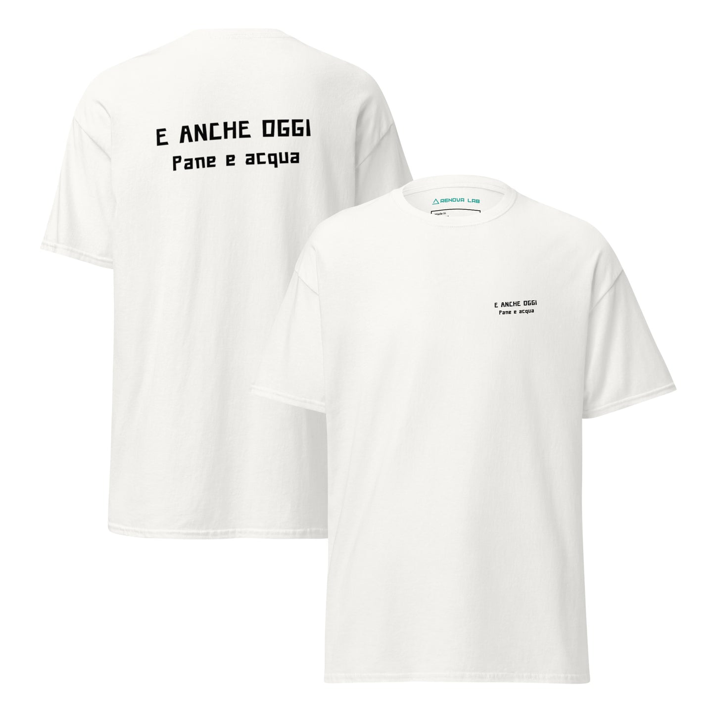 T-shirt classica unisex Linea PANEEACQUA