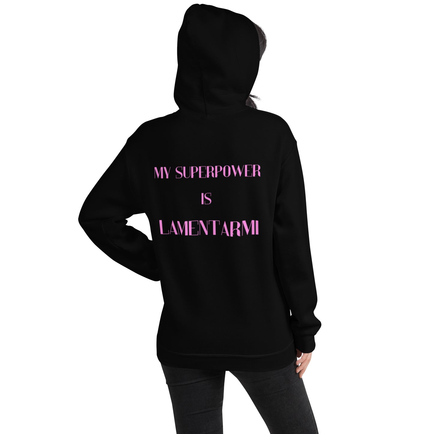 Felpa con cappuccio woman Linea MYSUPERPOWER