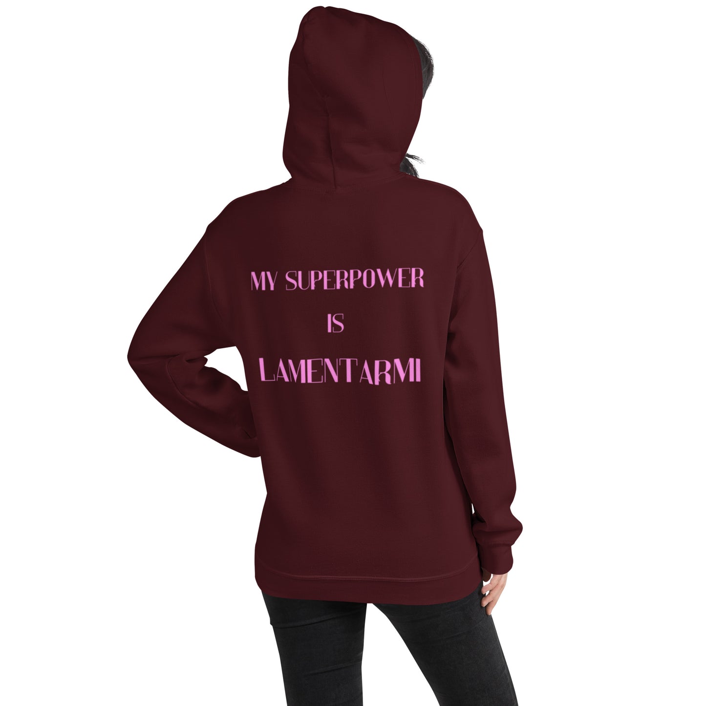 Felpa con cappuccio woman Linea MYSUPERPOWER