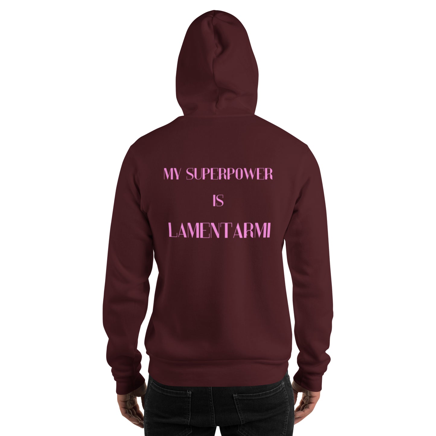 Felpa con cappuccio woman Linea MYSUPERPOWER