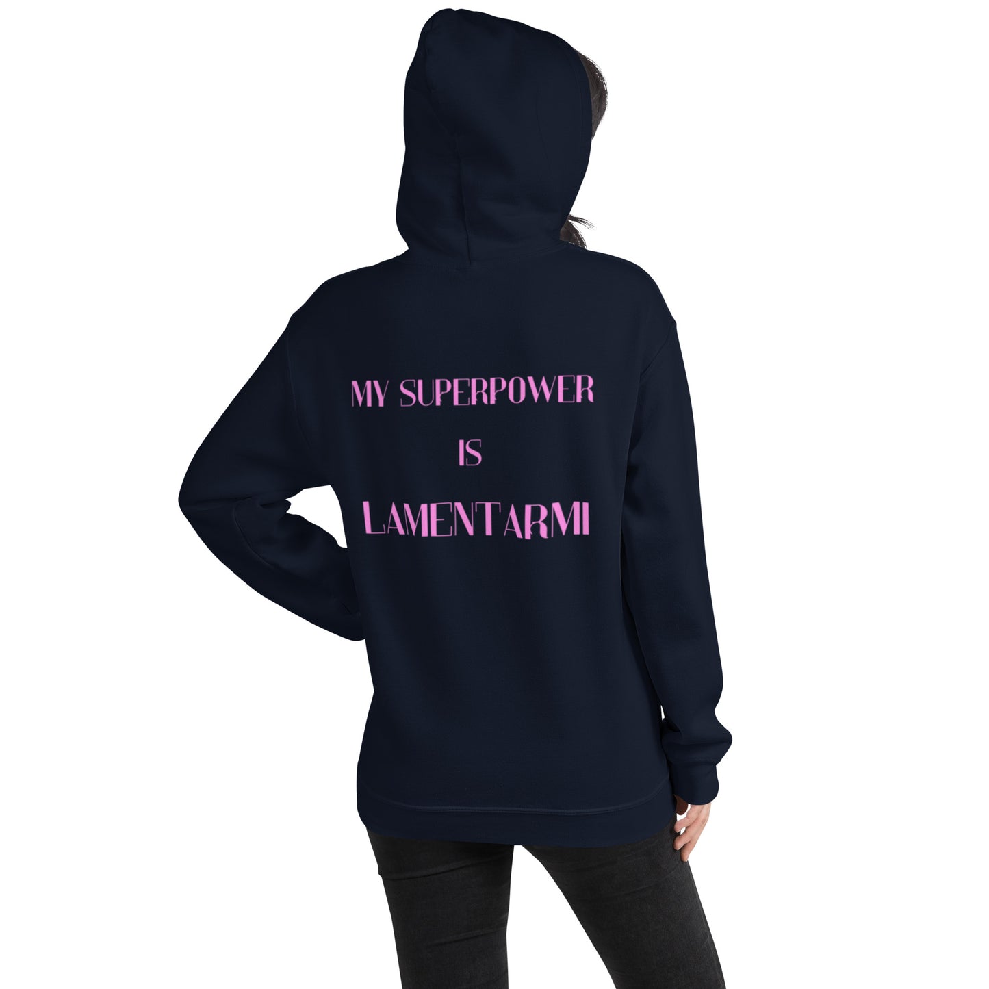 Felpa con cappuccio woman Linea MYSUPERPOWER