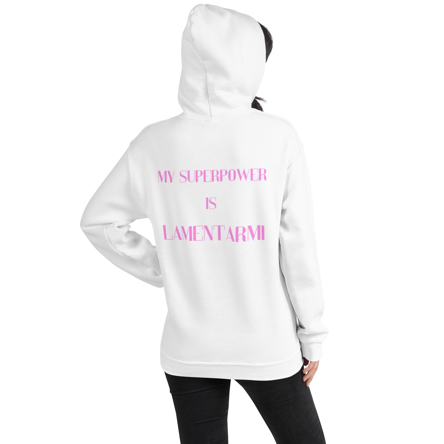 Felpa con cappuccio woman Linea MYSUPERPOWER