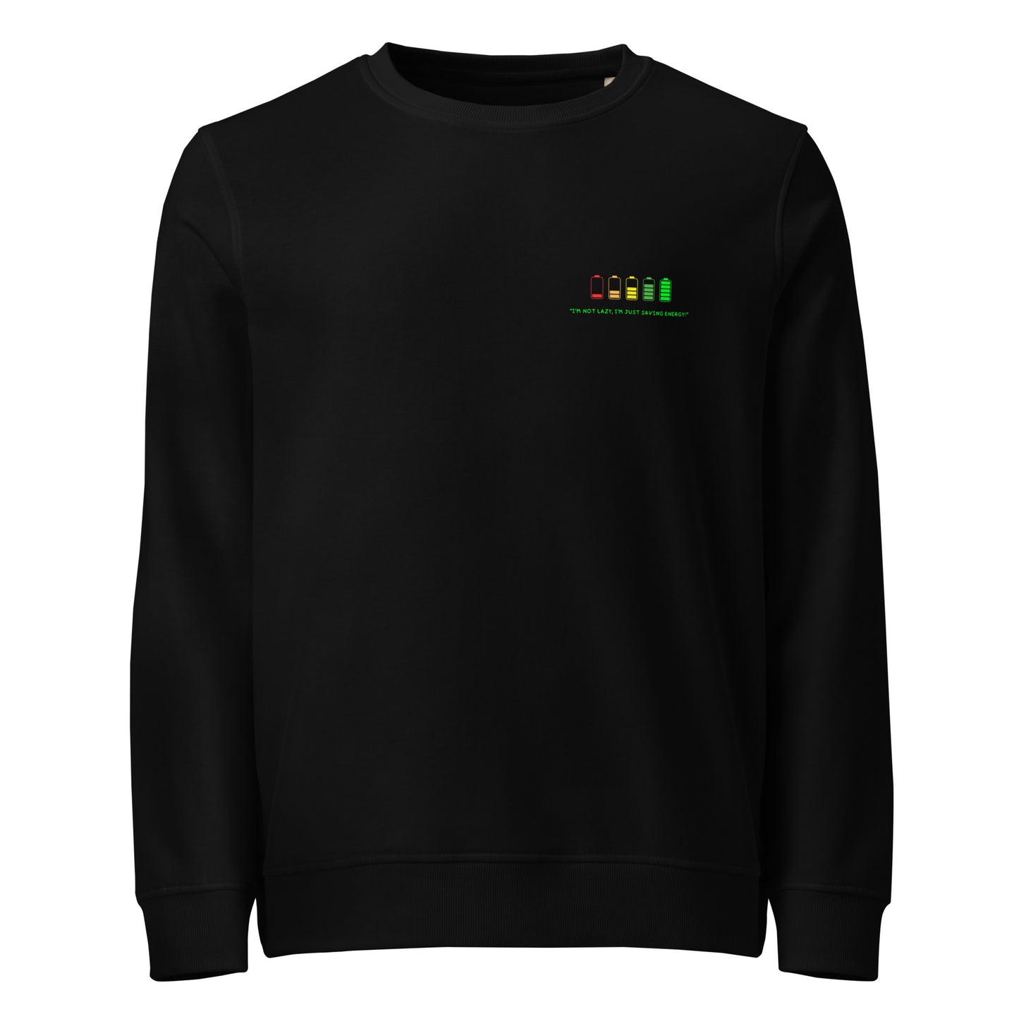 Felpa organica unisex Linea ENERGY