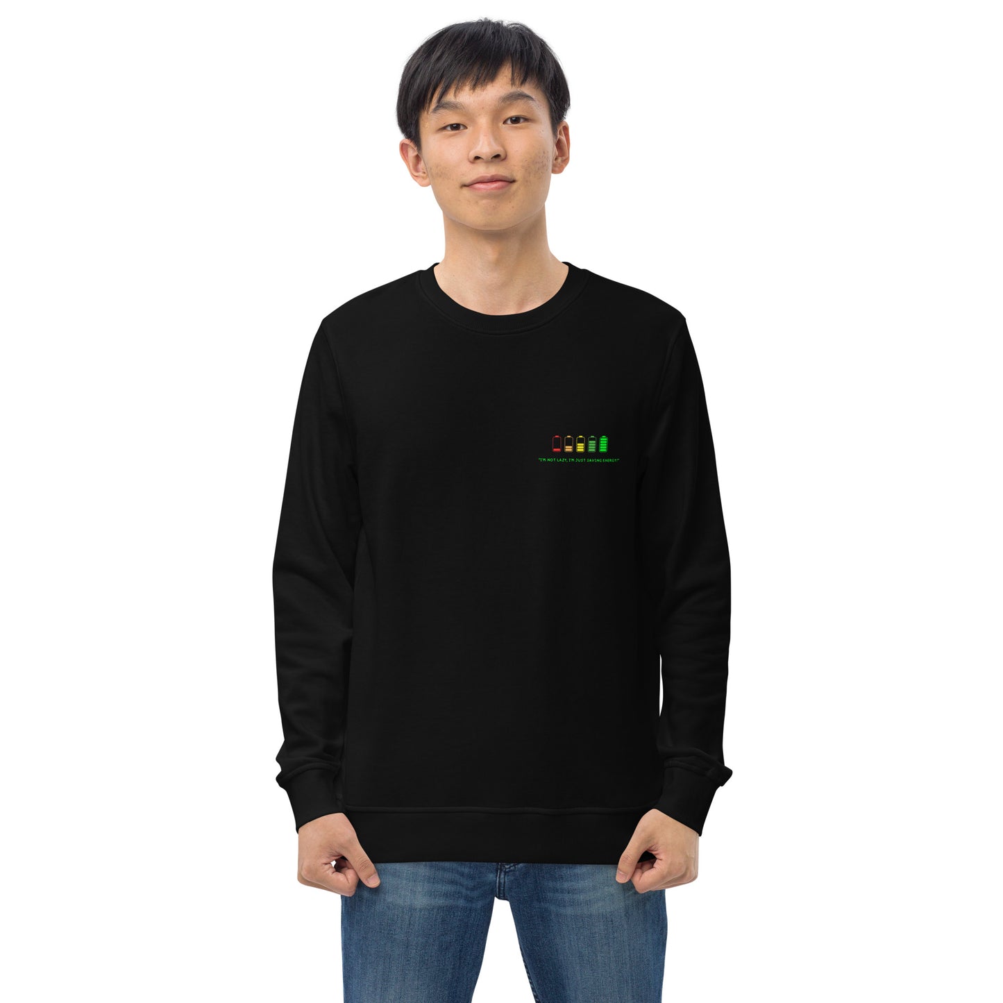 Felpa organica unisex Linea ENERGY