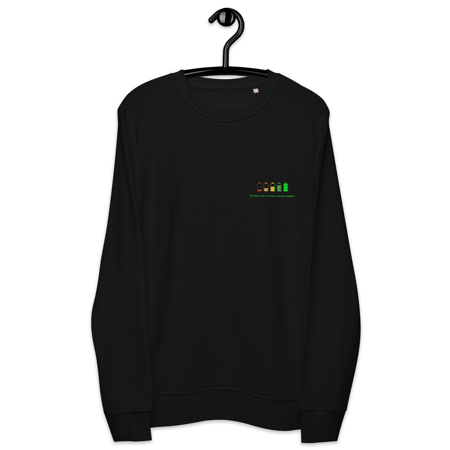 Felpa organica unisex Linea ENERGY