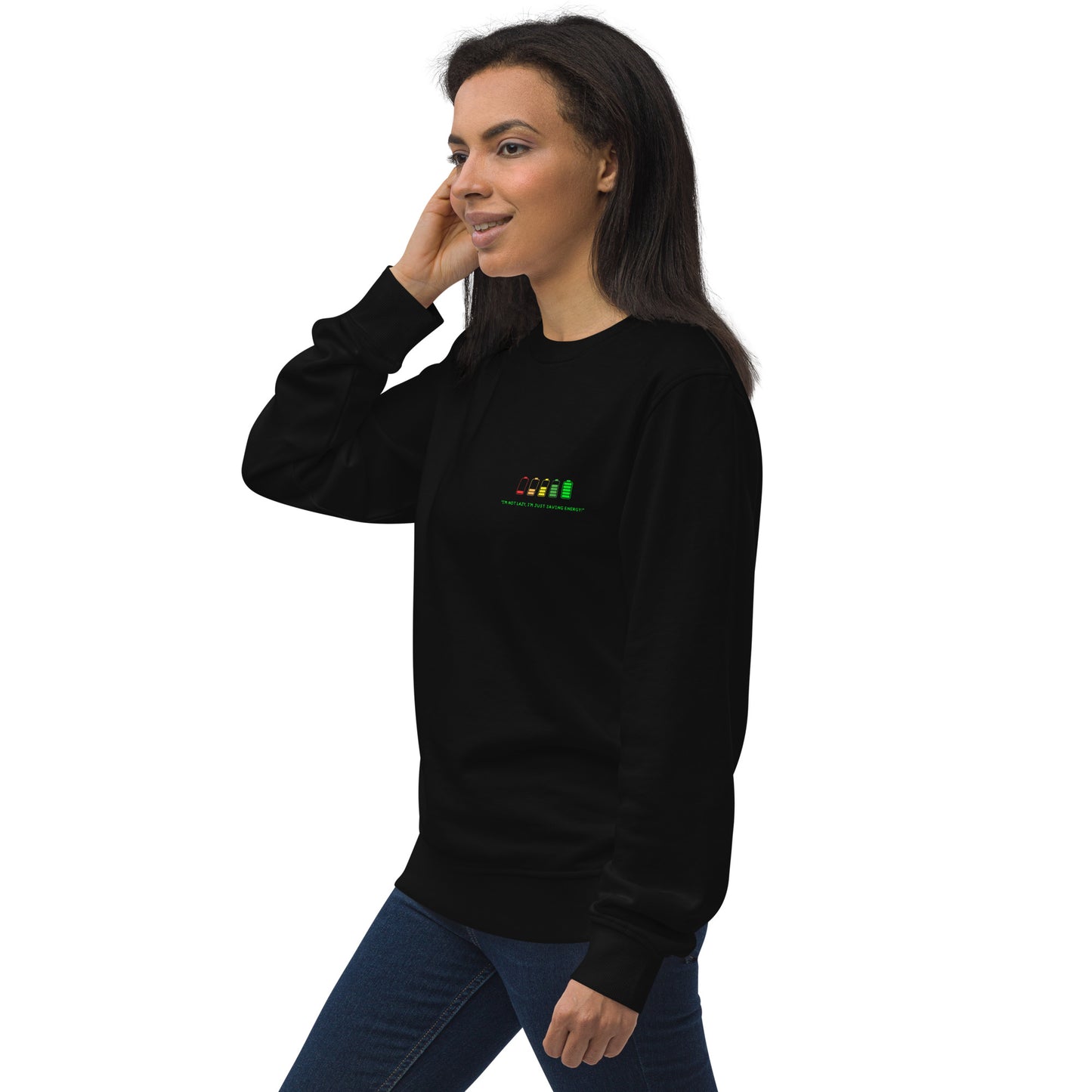 Felpa organica unisex Linea ENERGY