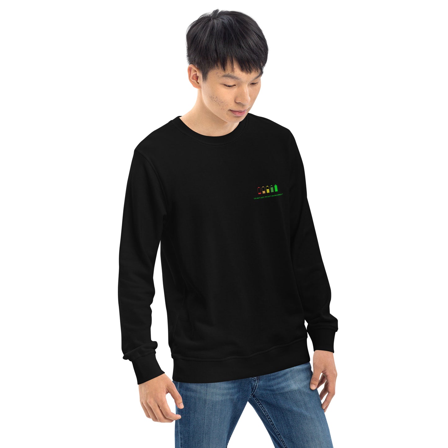 Felpa organica unisex Linea ENERGY