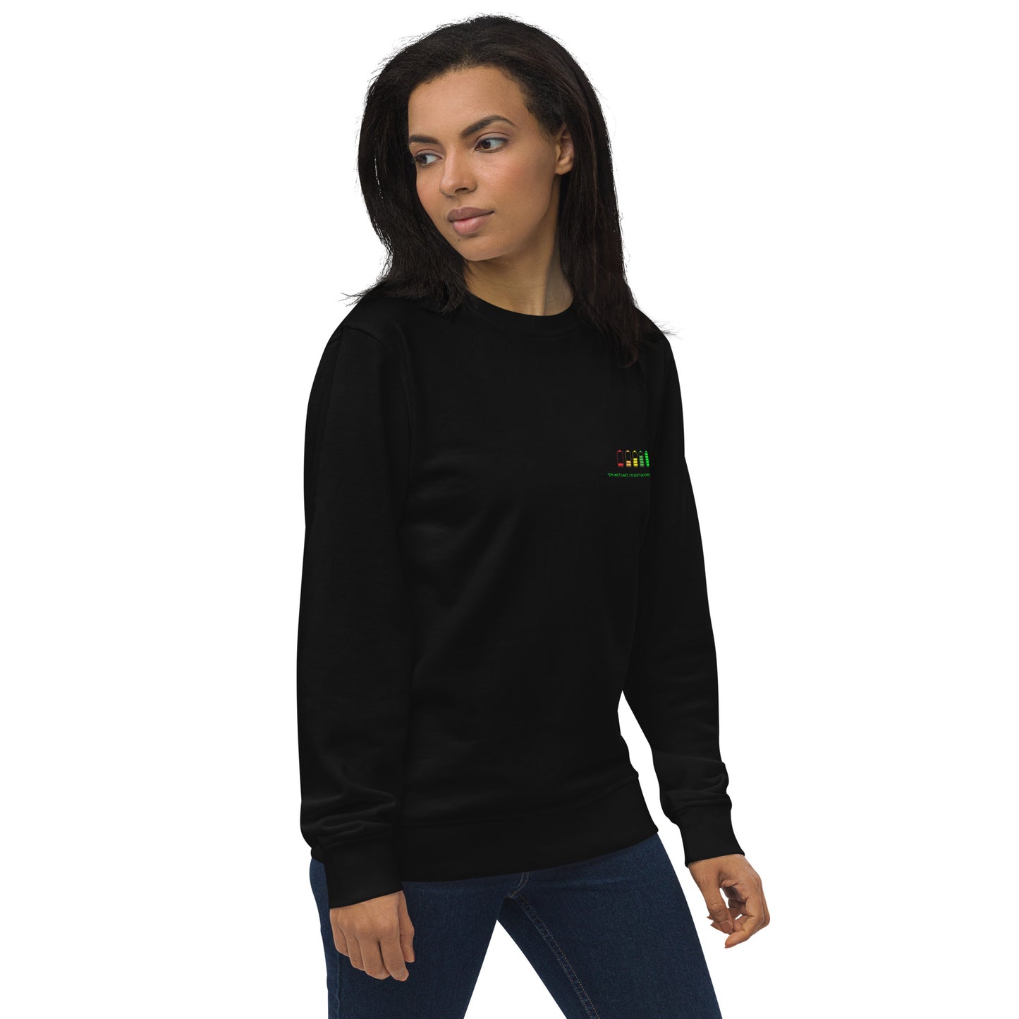 Felpa organica unisex Linea ENERGY