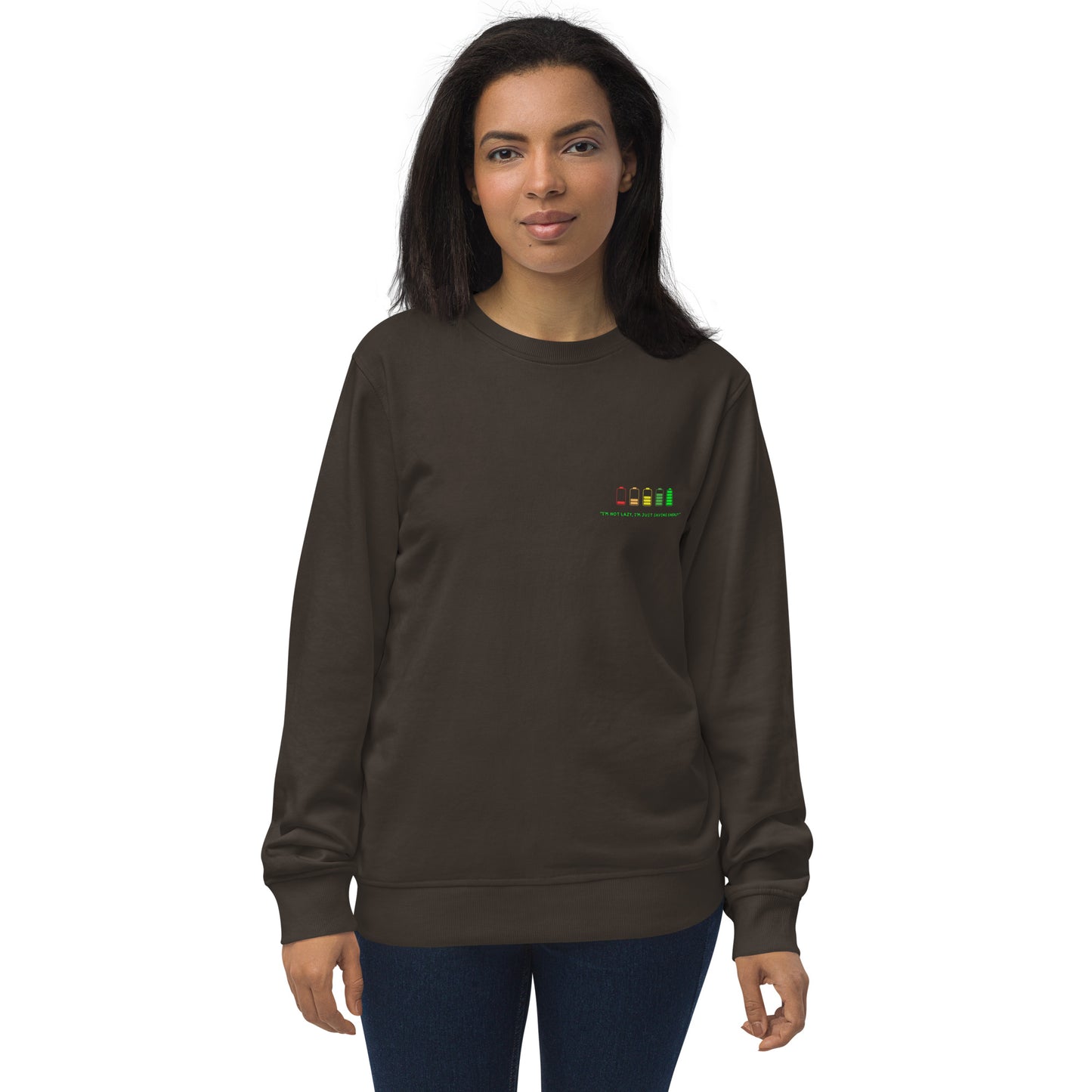 Felpa organica unisex Linea ENERGY