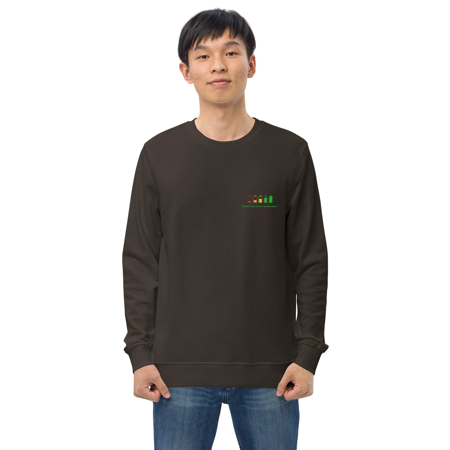 Felpa organica unisex Linea ENERGY