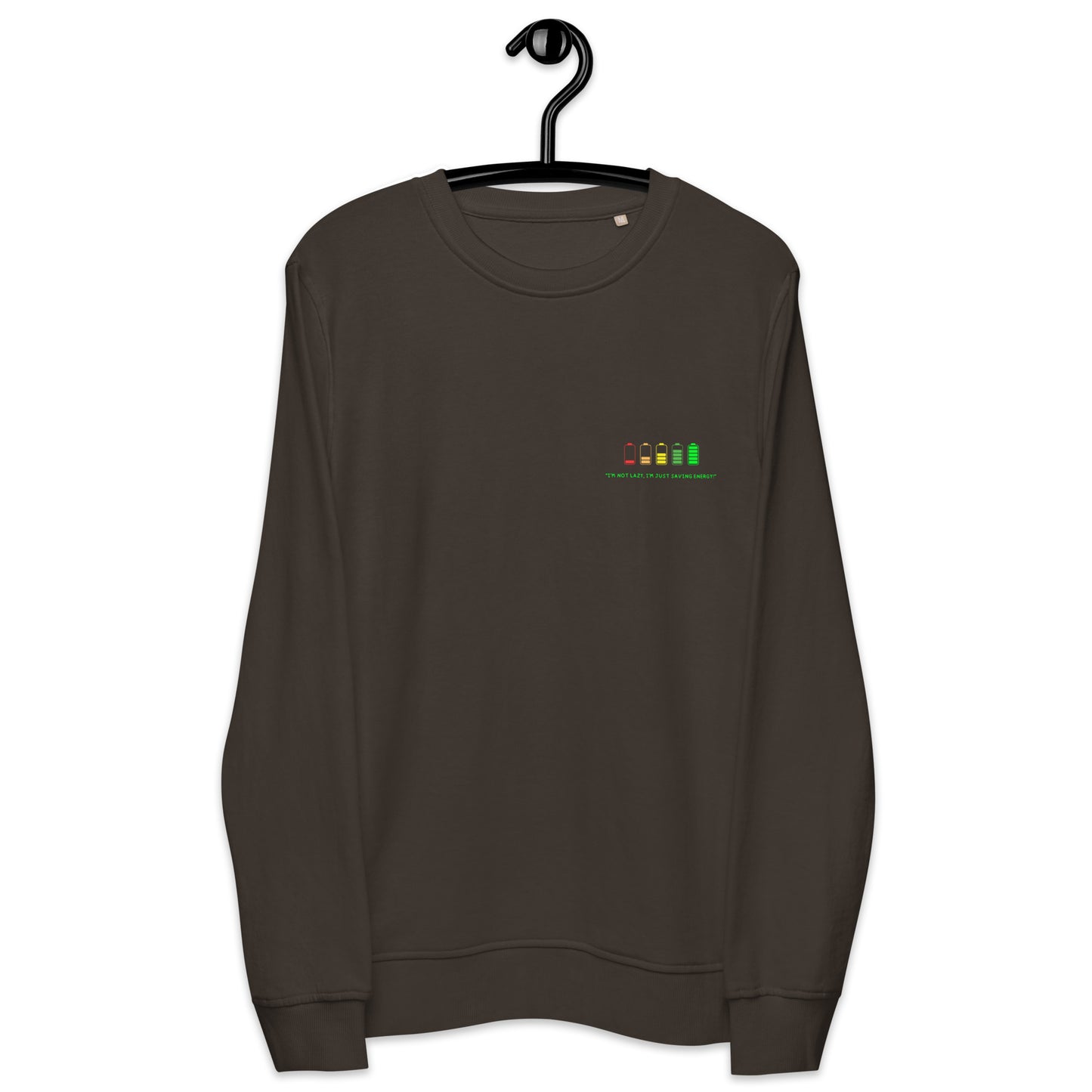 Felpa organica unisex Linea ENERGY
