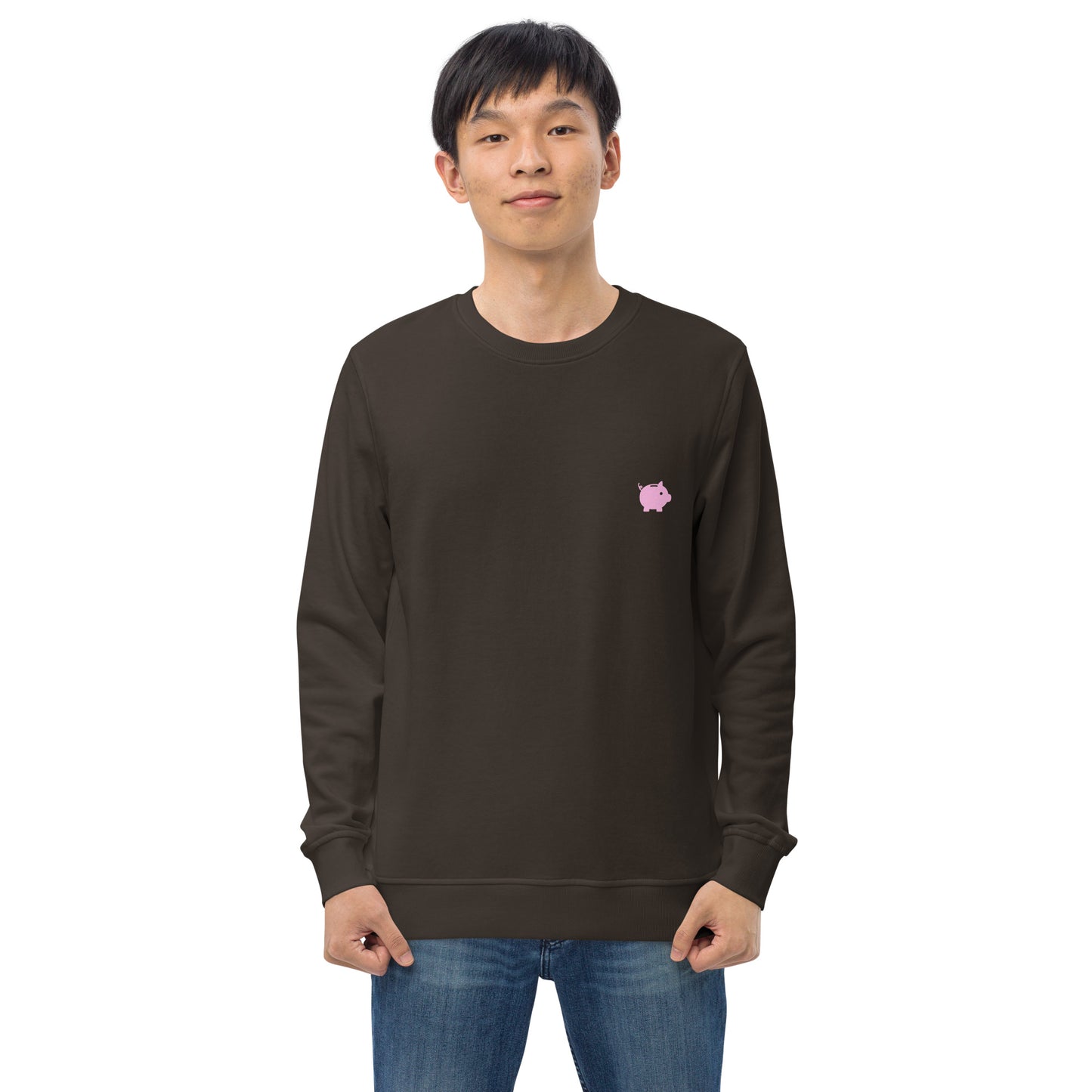Felpa organica unisex Linea MORE MONEY