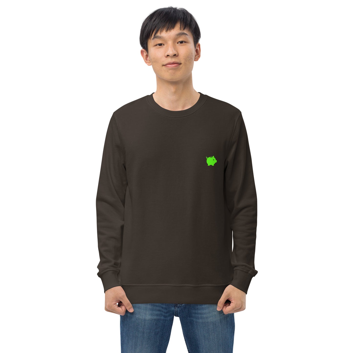 Felpa organica unisex Linea MORE MONEY