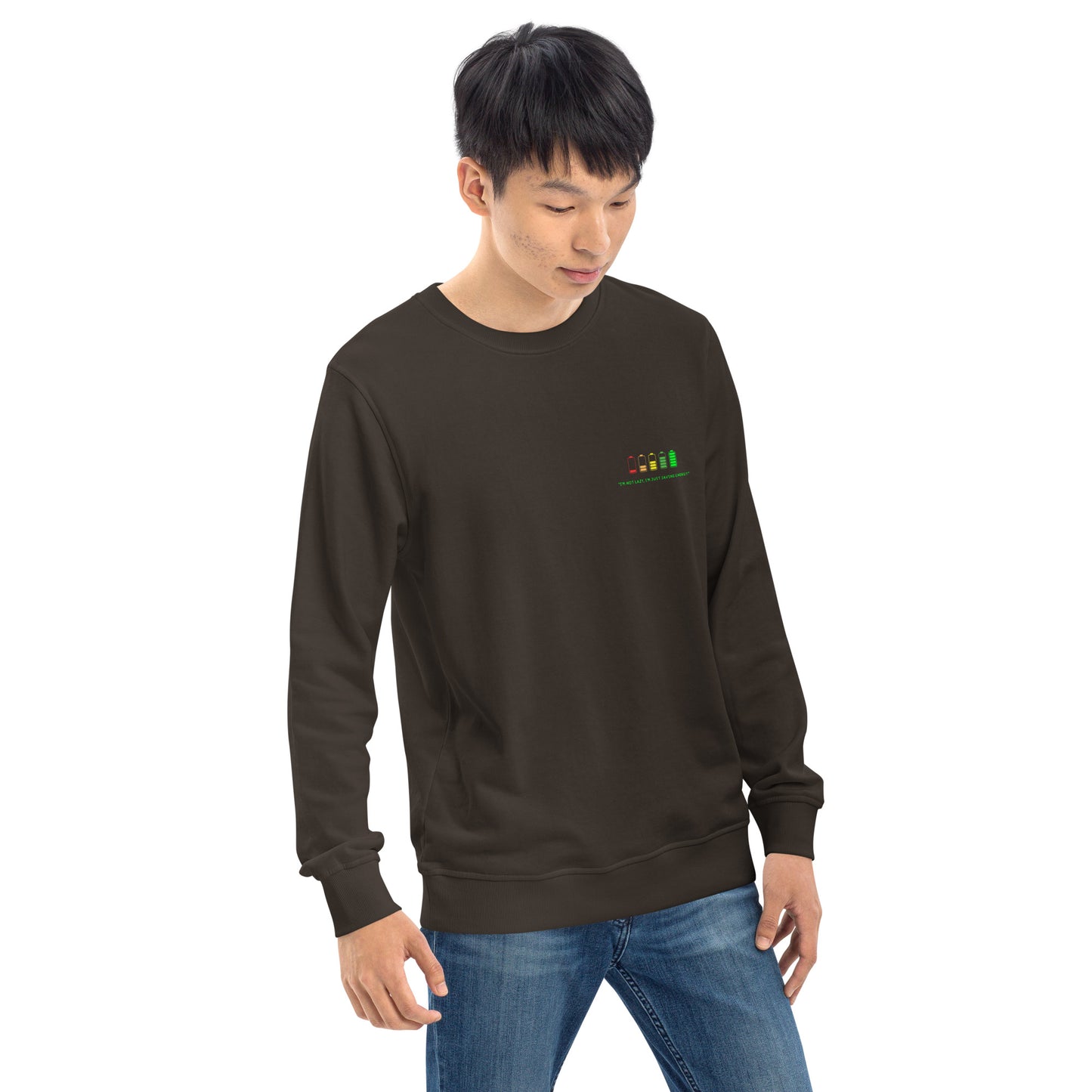 Felpa organica unisex Linea ENERGY