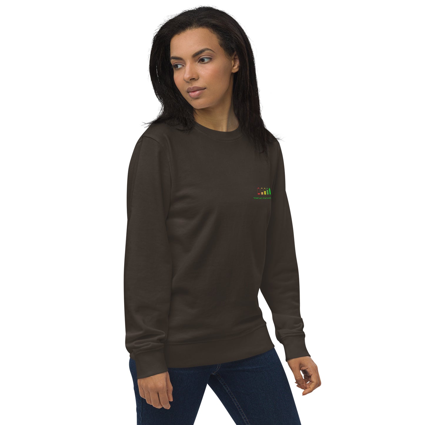 Felpa organica unisex Linea ENERGY