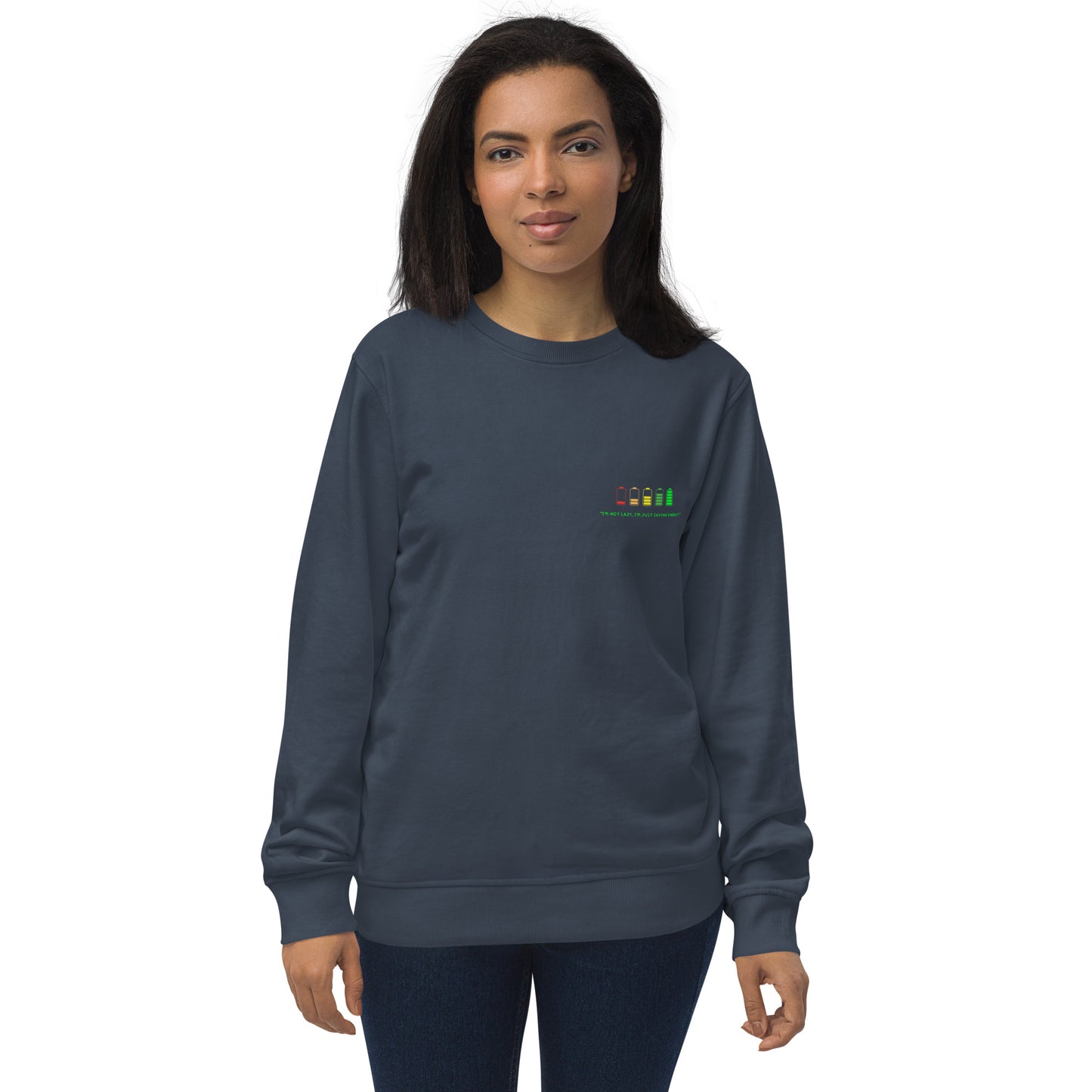 Felpa organica unisex Linea ENERGY