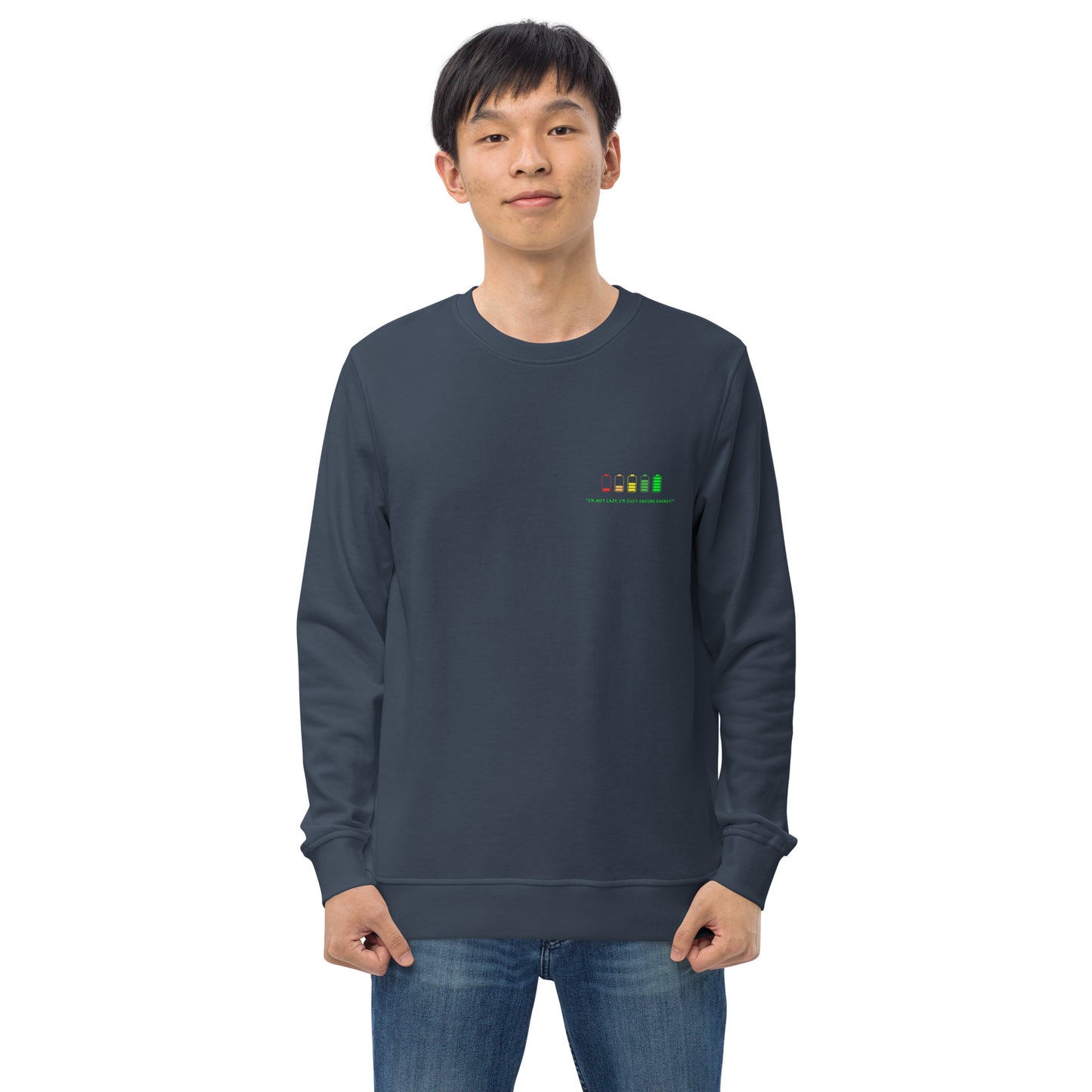 Felpa organica unisex Linea ENERGY