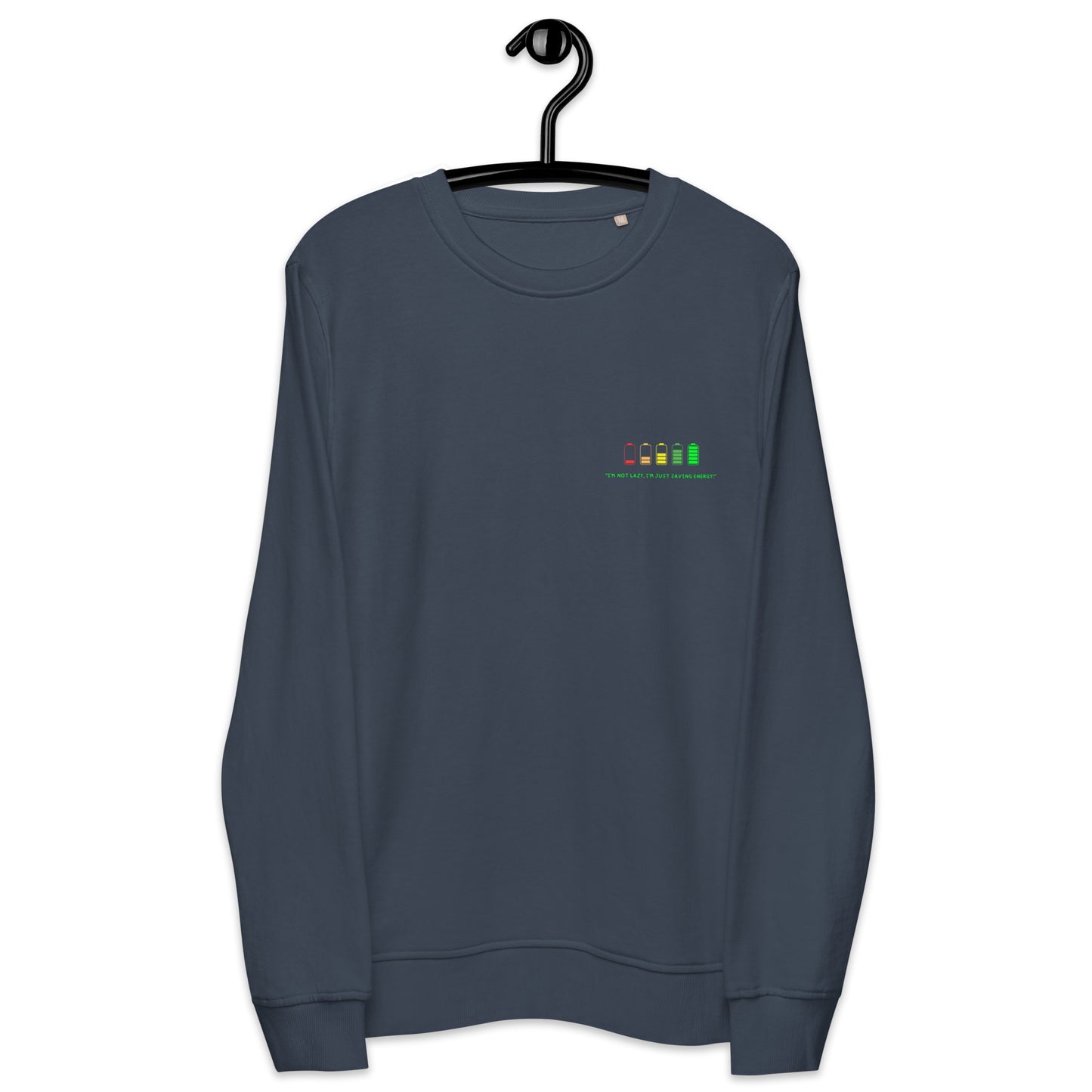 Felpa organica unisex Linea ENERGY