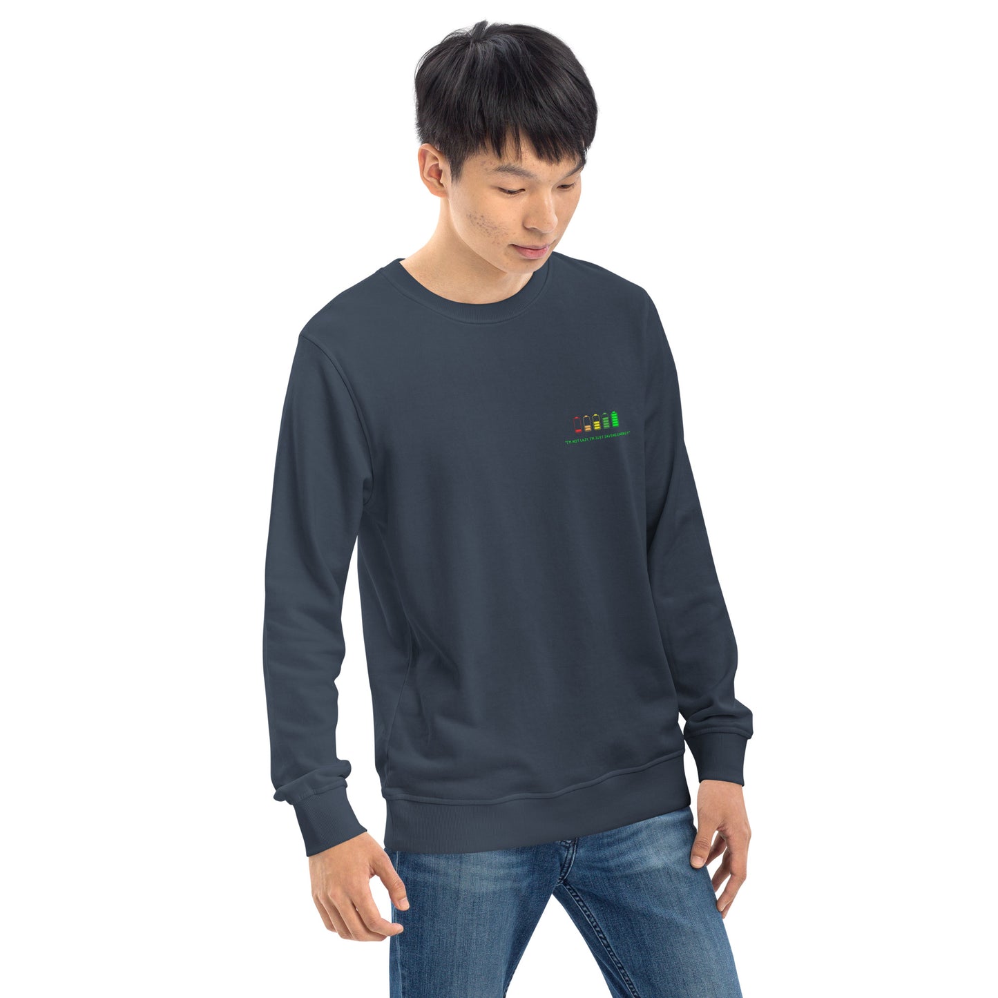 Felpa organica unisex Linea ENERGY
