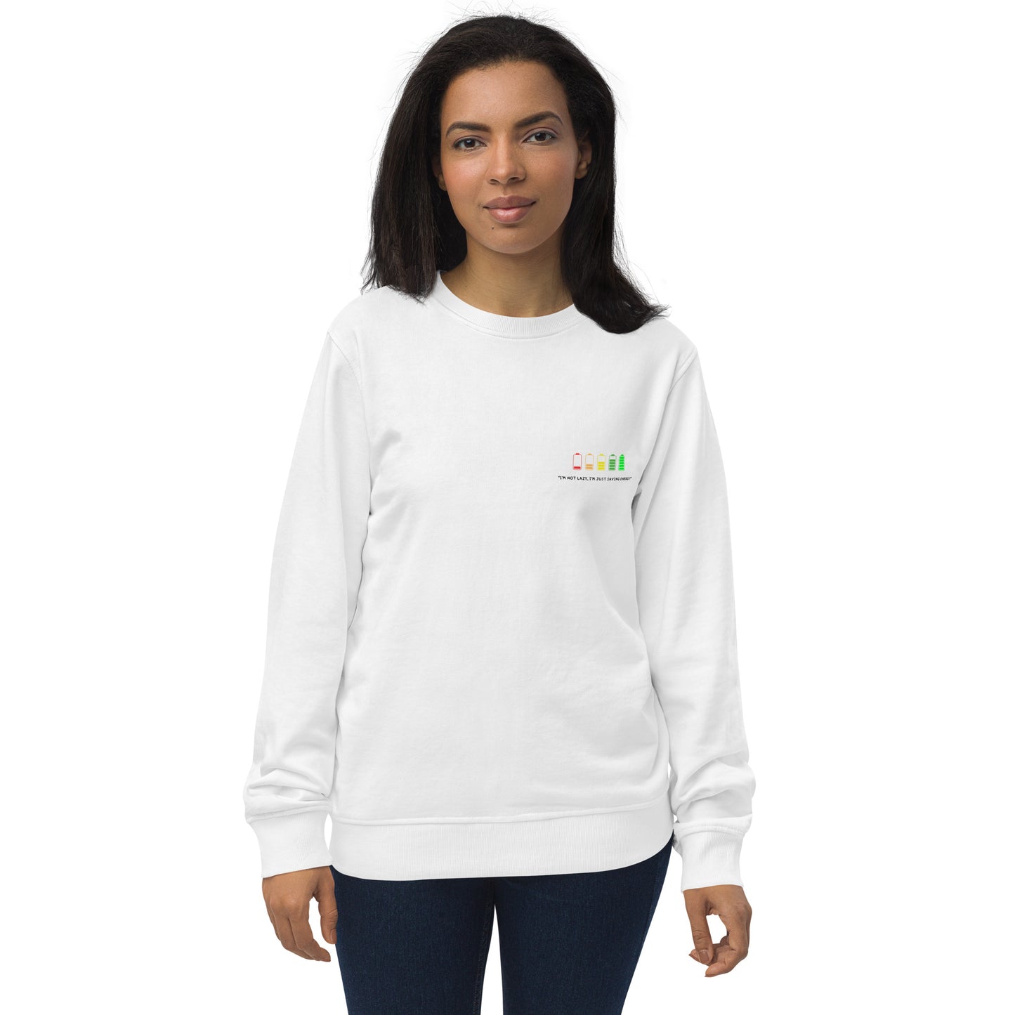 Felpa organica unisex Linea ENERGY