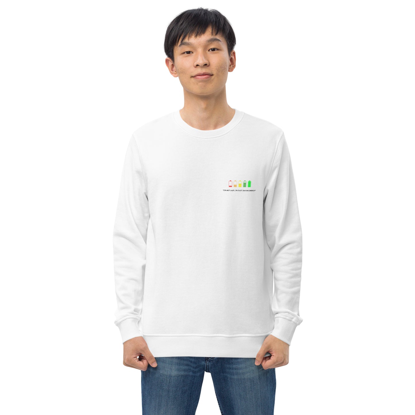 Felpa organica unisex Linea ENERGY