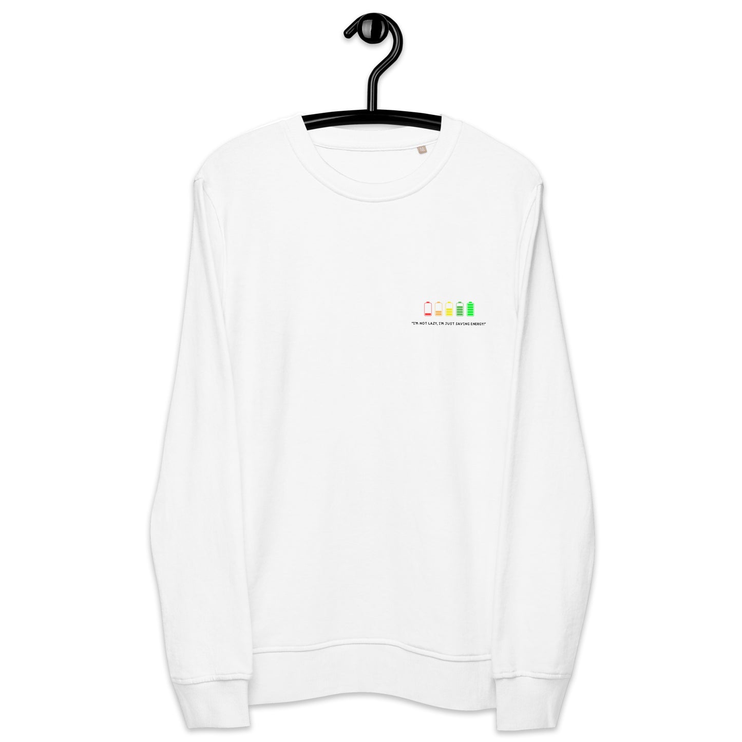 Felpa organica unisex Linea ENERGY