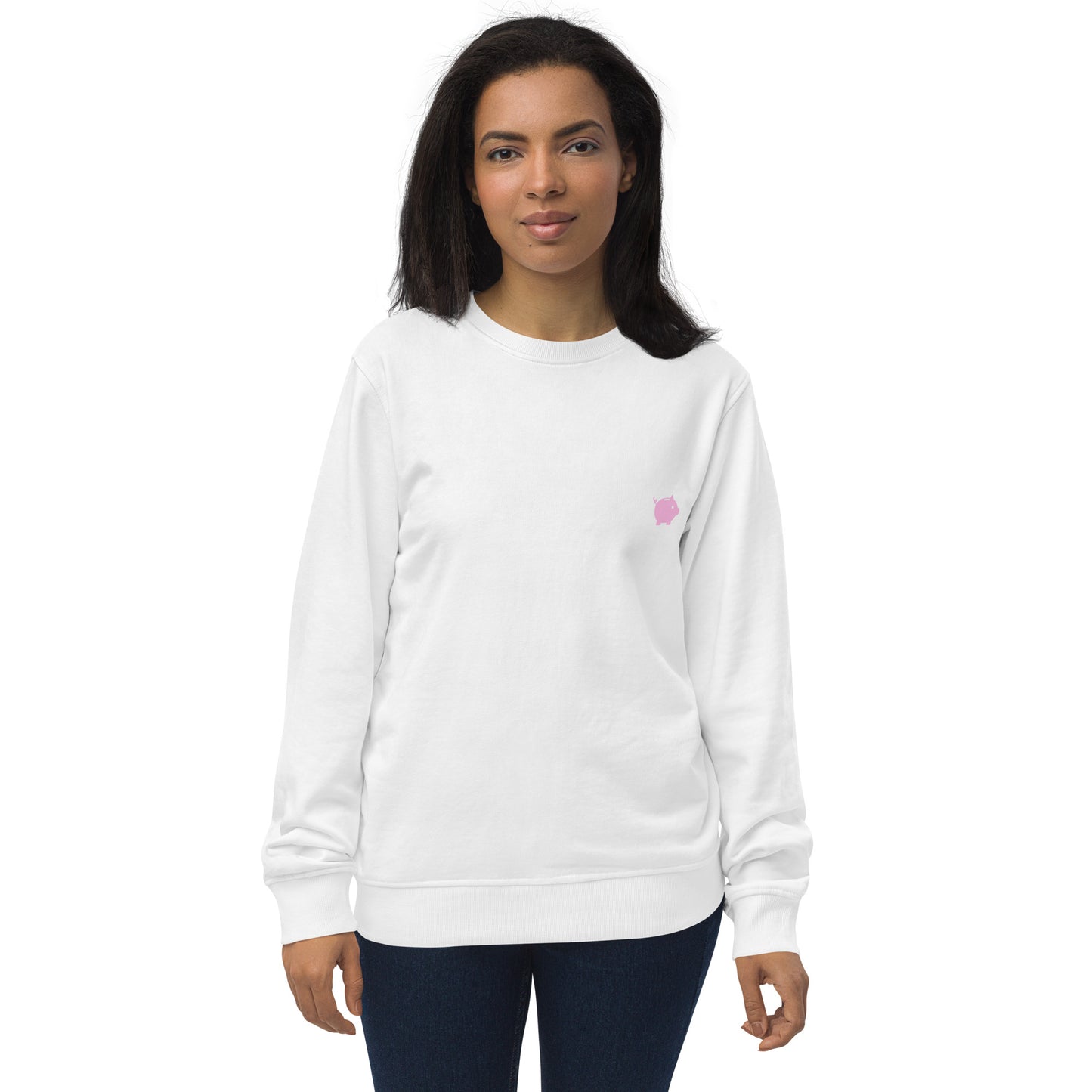 Felpa organica unisex Linea MORE MONEY