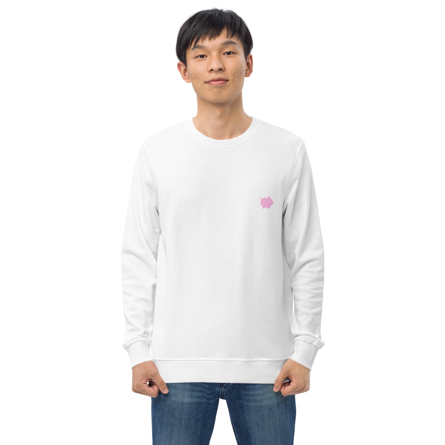 Felpa organica unisex Linea MORE MONEY