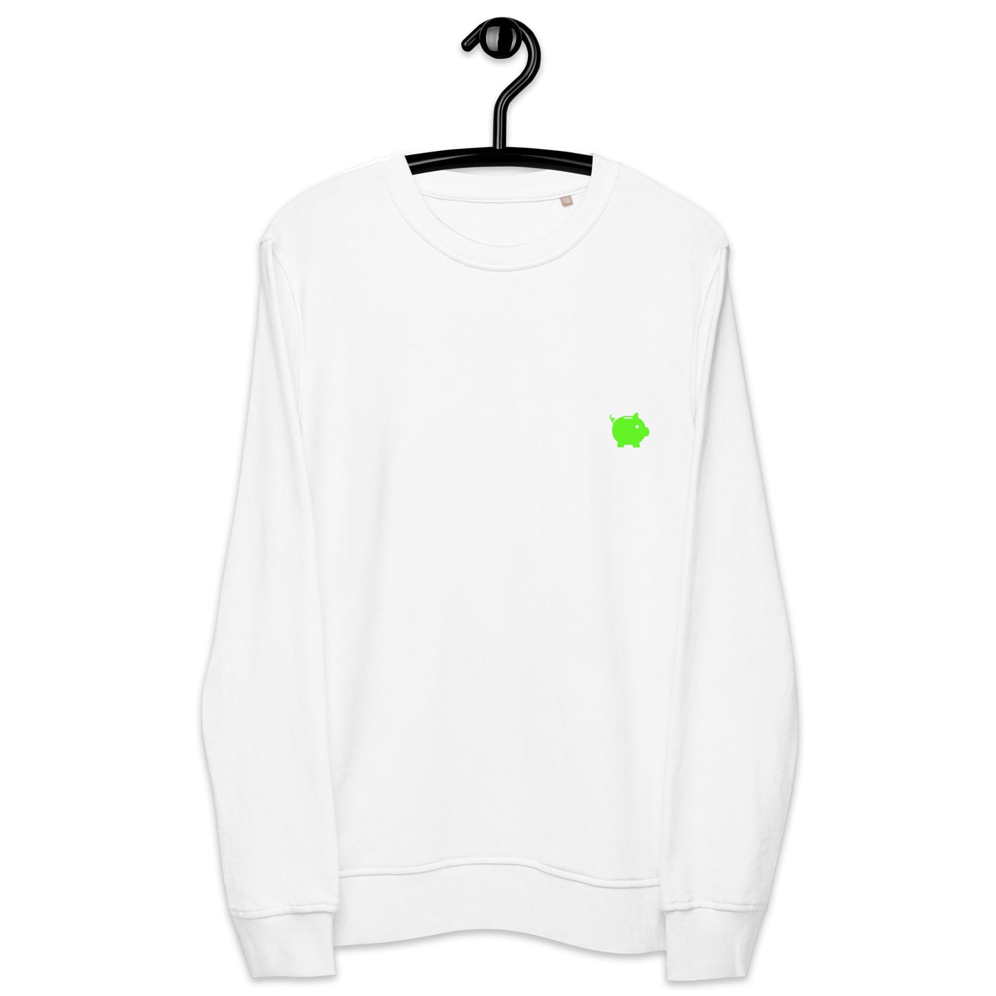 Felpa organica unisex Linea MORE MONEY
