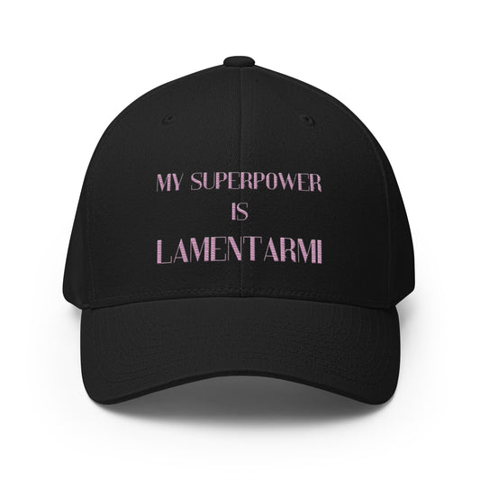 Cappello strutturato in twill Linea MYSUPERPOWER IS