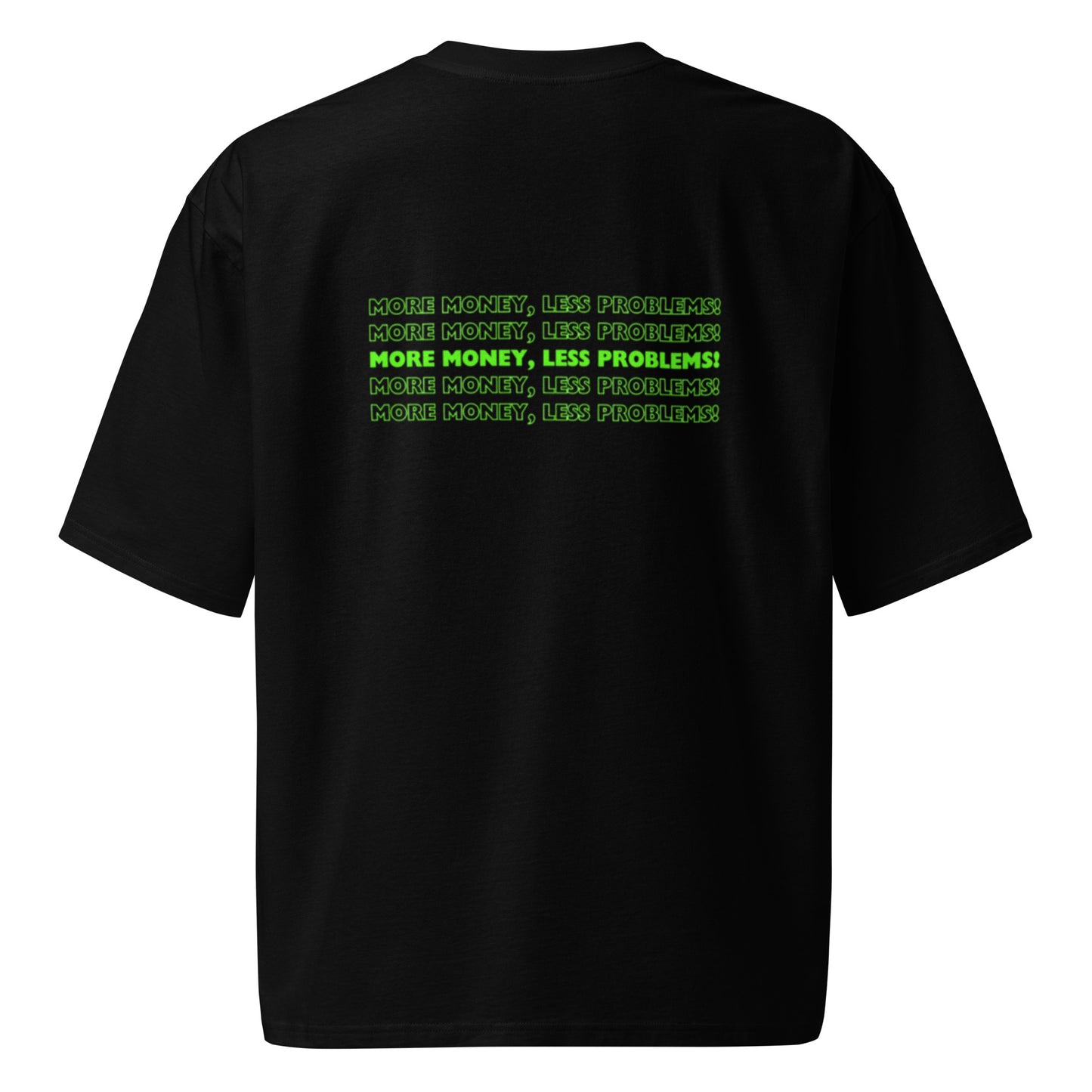 T-shirt oversize pesante Linea MORE MONEY