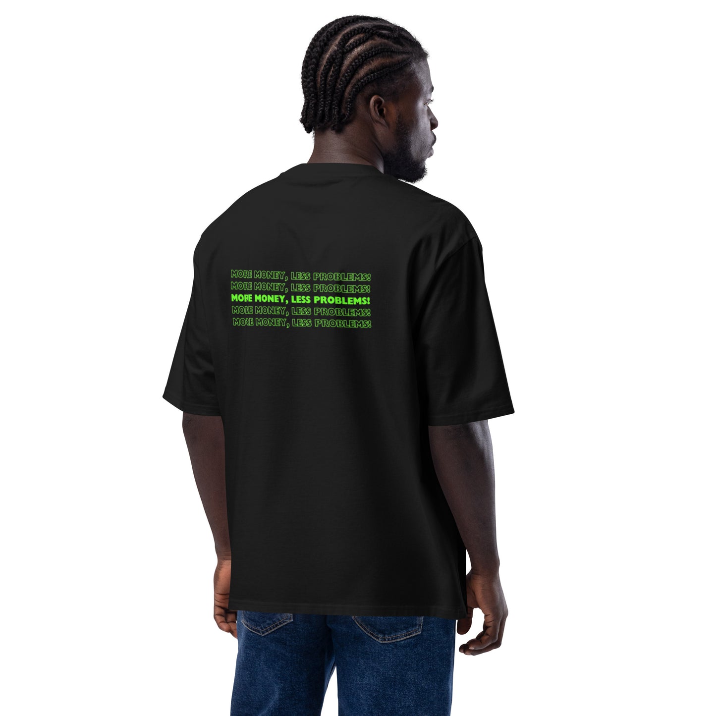 T-shirt oversize pesante Linea MORE MONEY
