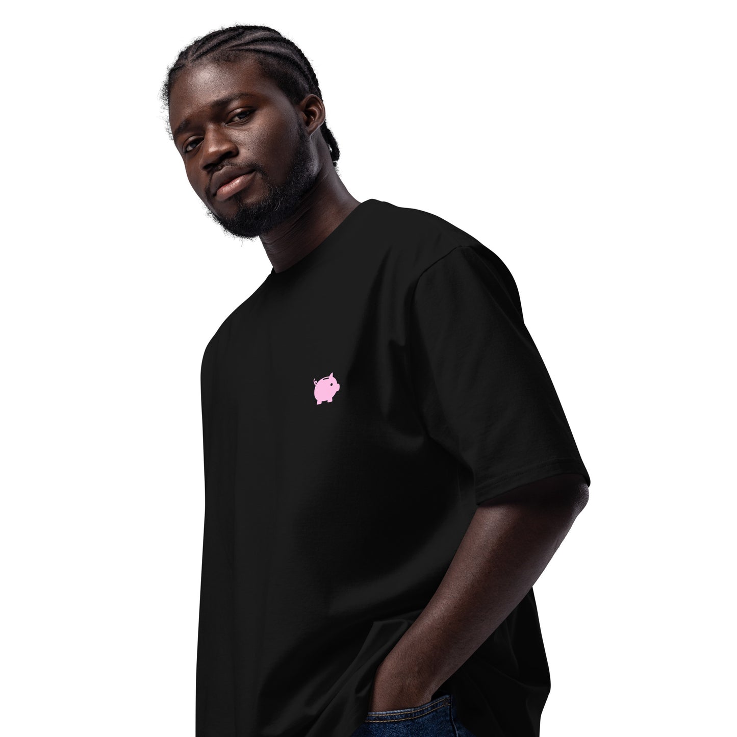 T-shirt oversize pesante Linea MORE MONEY