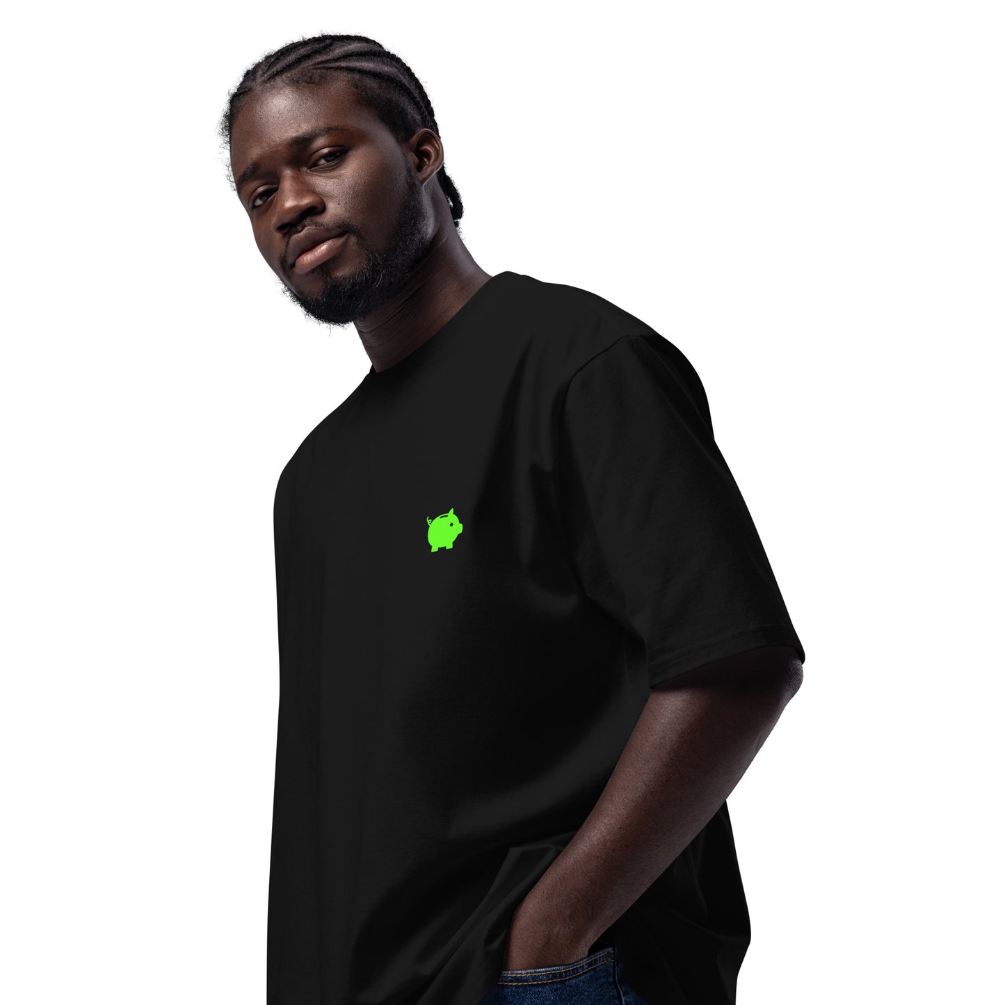 T-shirt oversize pesante Linea MORE MONEY