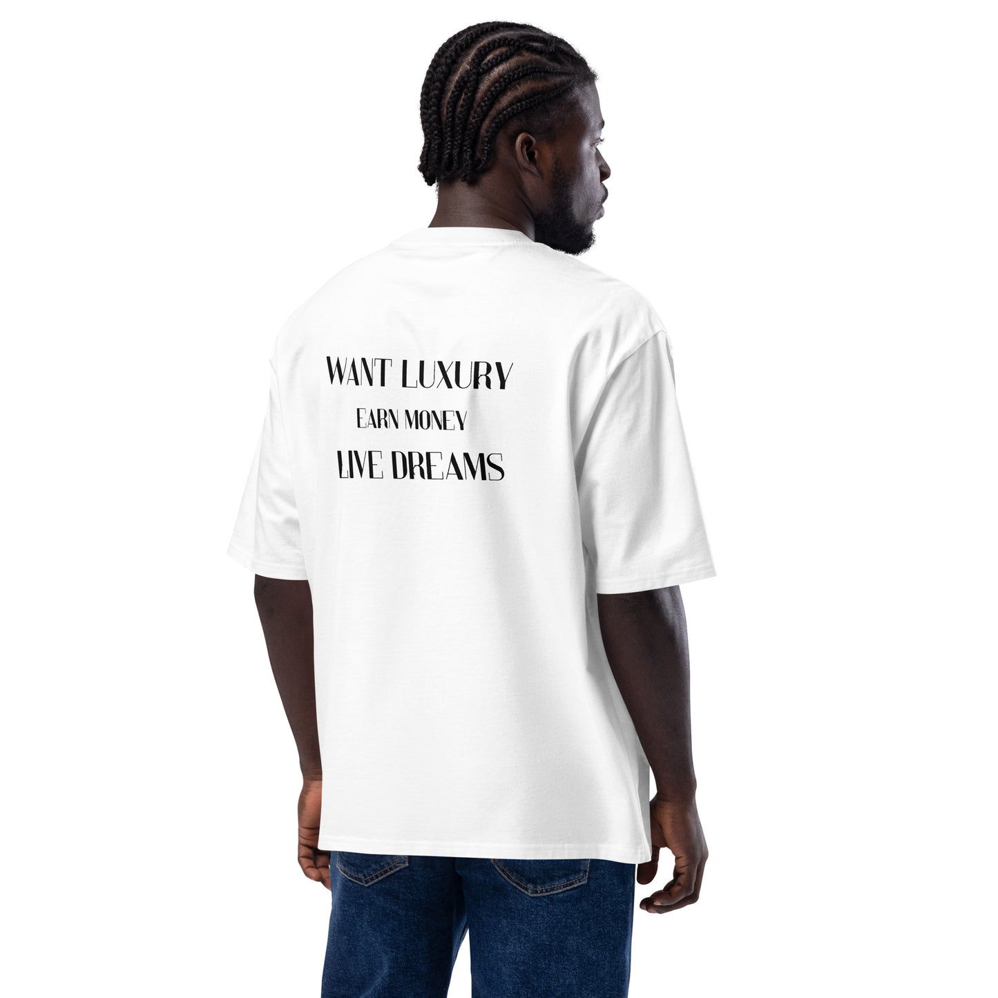 T-shirt oversize pesante Linea LUXURY EARN