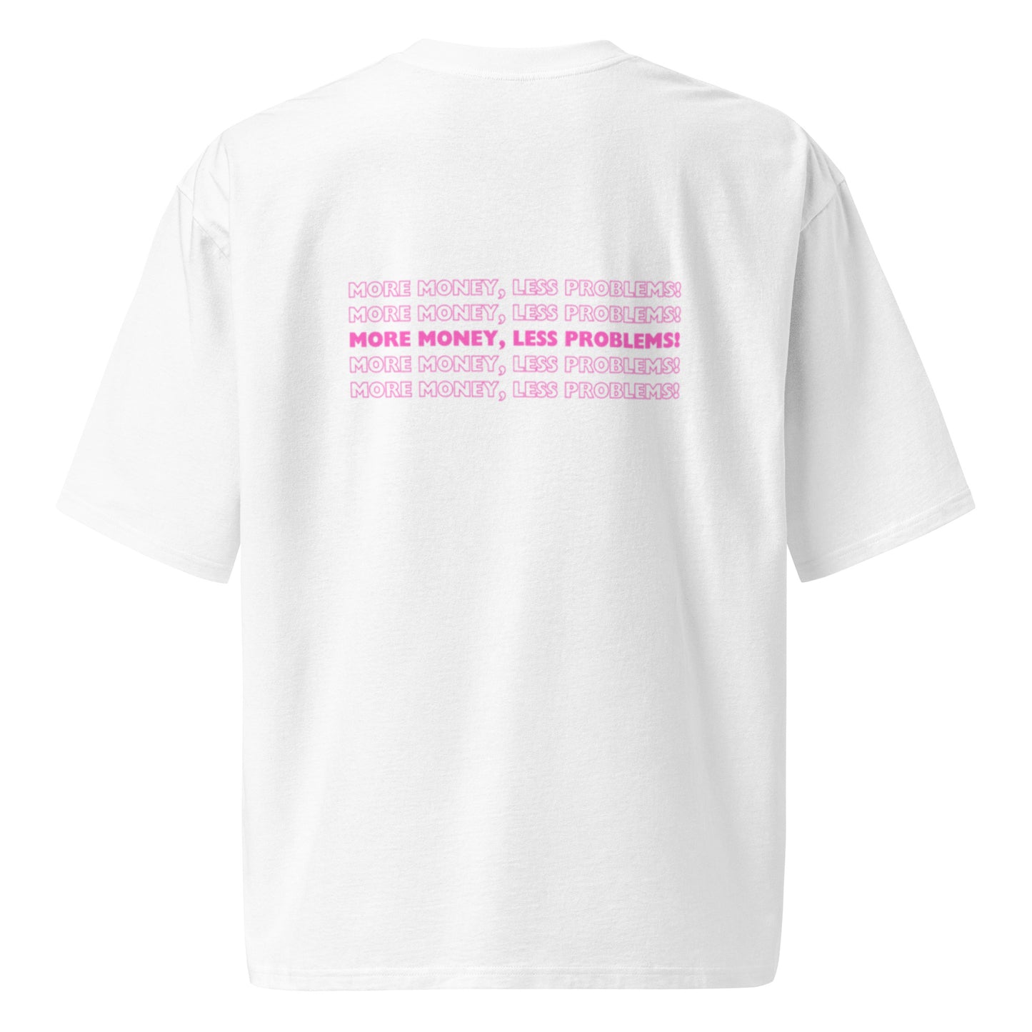 T-shirt oversize pesante Linea MORE MONEY