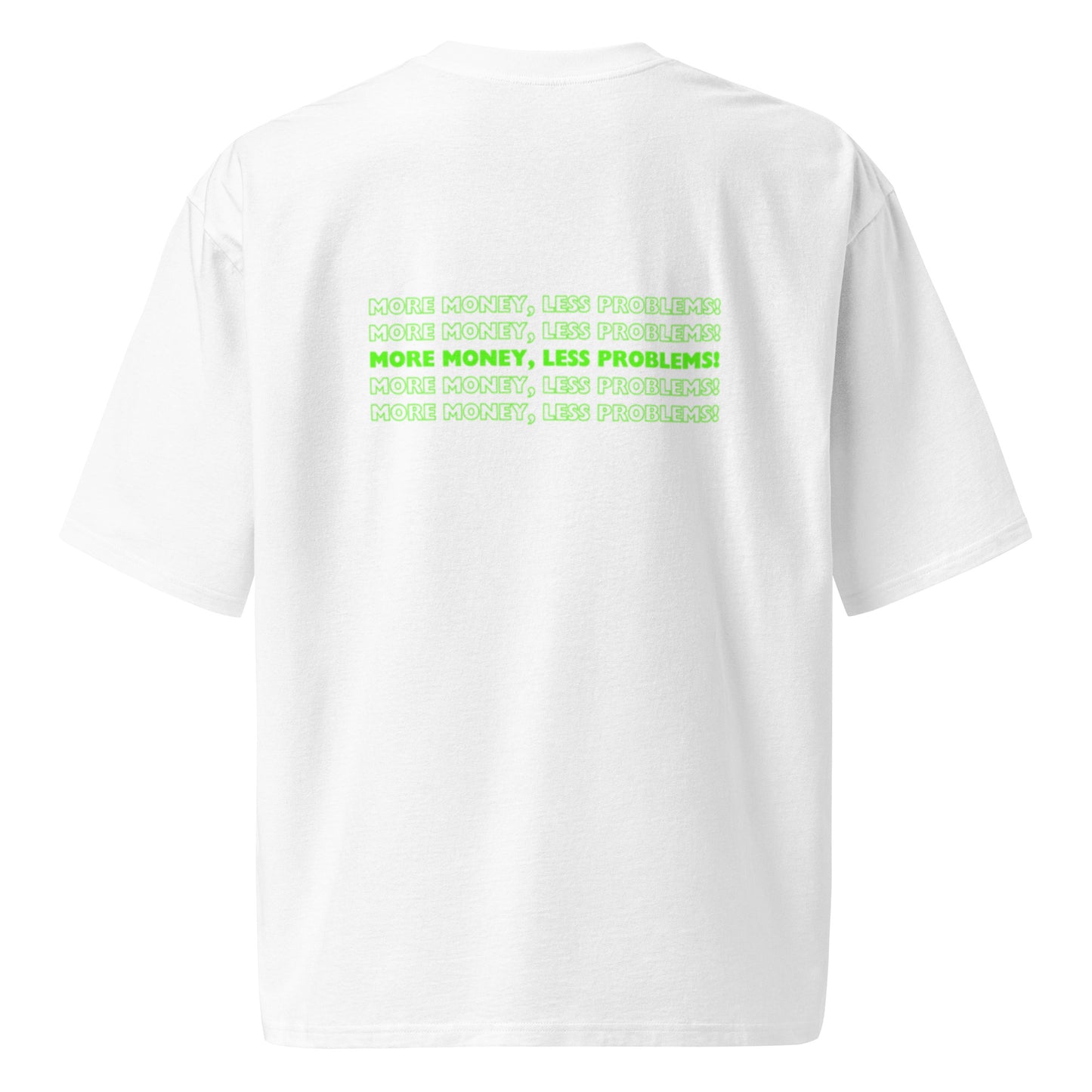 T-shirt oversize pesante Linea MORE MONEY