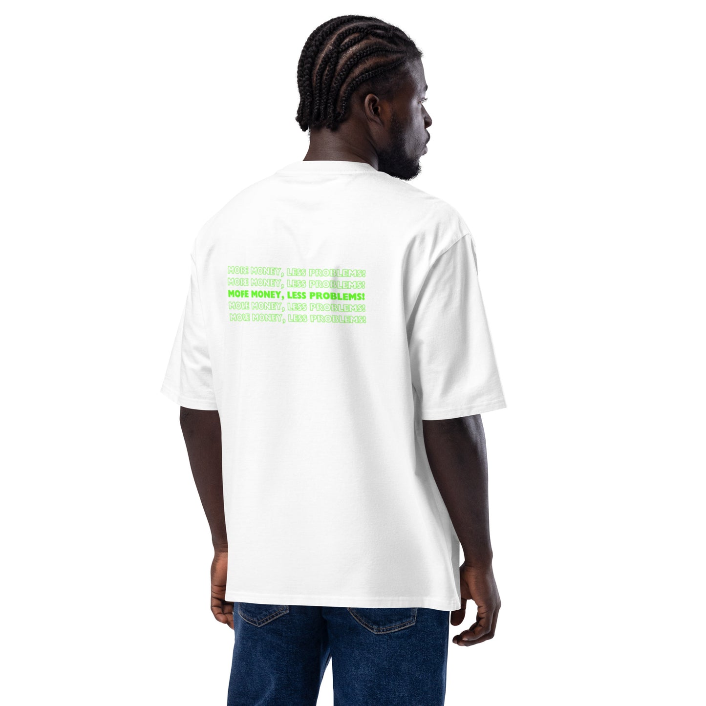 T-shirt oversize pesante Linea MORE MONEY