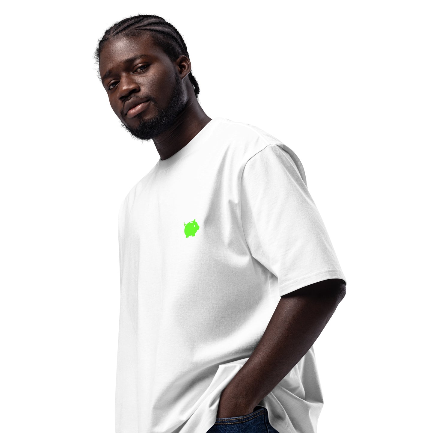T-shirt oversize pesante Linea MORE MONEY