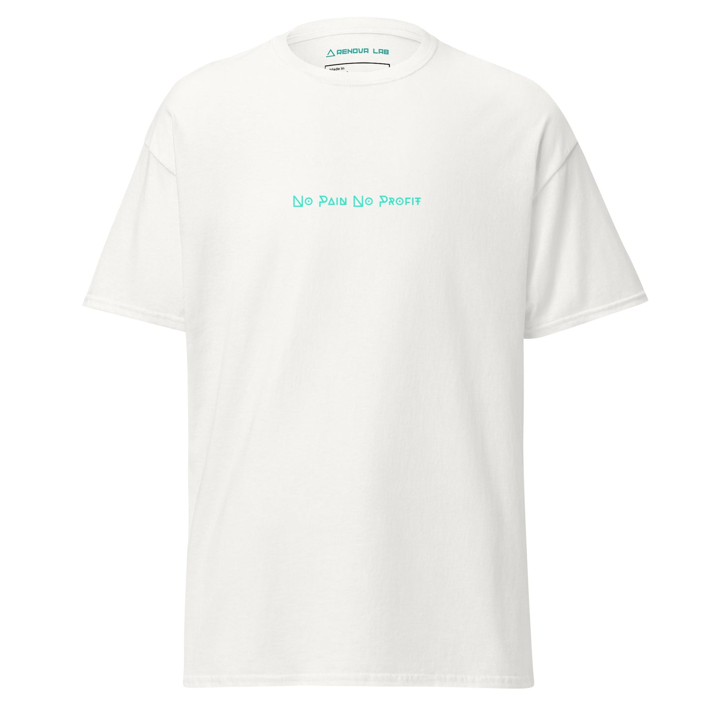 T-shirt classica unisex NO PAIN NO PROFIT